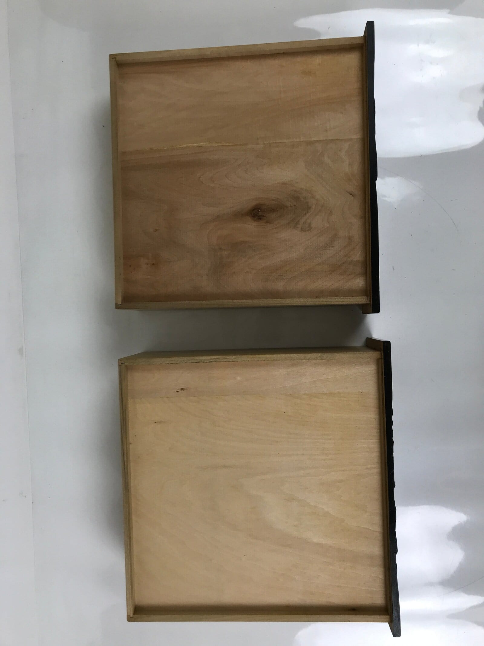 Japanese Wood Tansu Storage Chest Haribako Sewing Box 3 Drawers Pine Tree T399