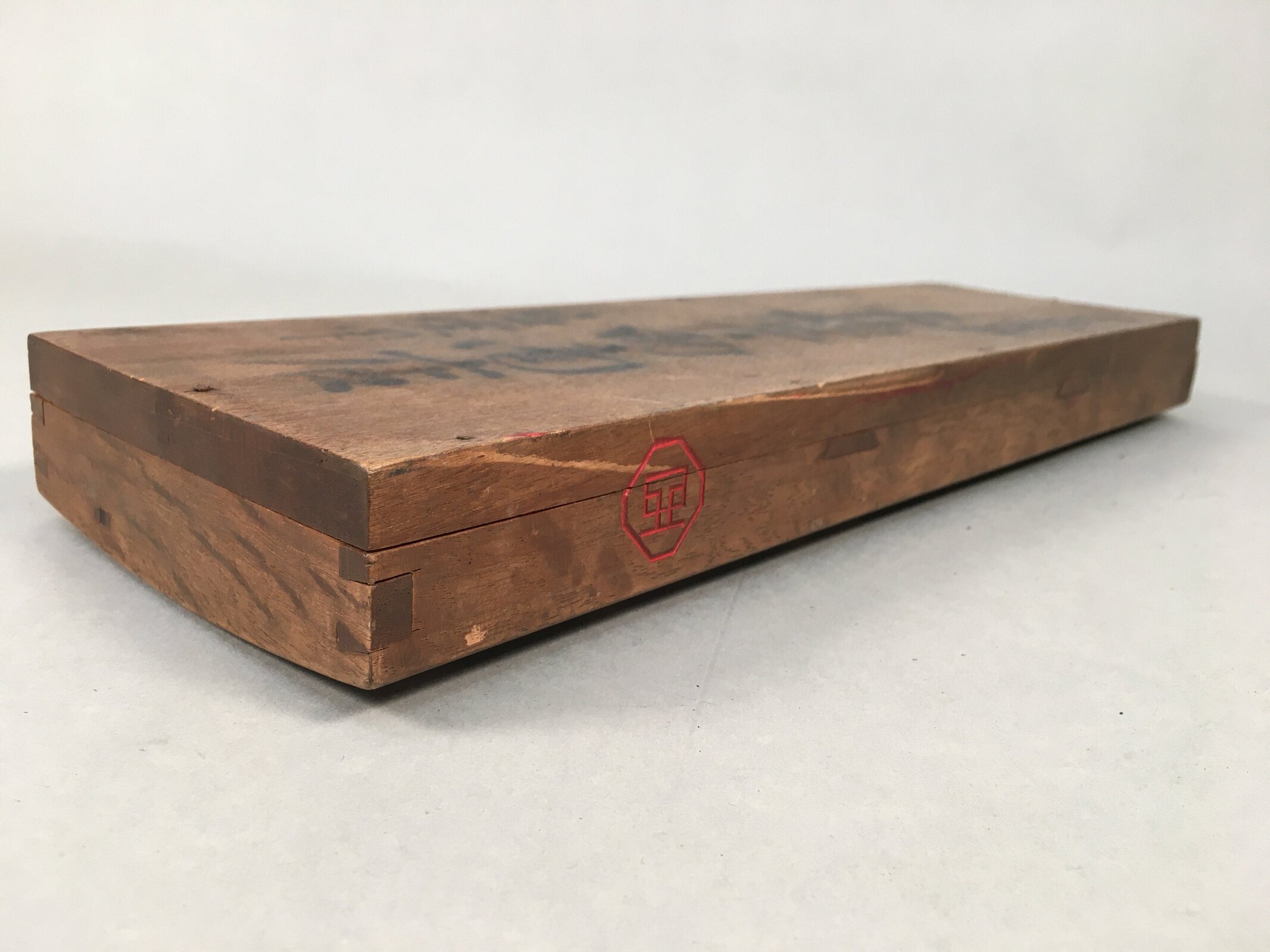 Japanese Wooden Abacus Calculating Tool 1/5 Beads 17 Rows Vtg Soroban ST47