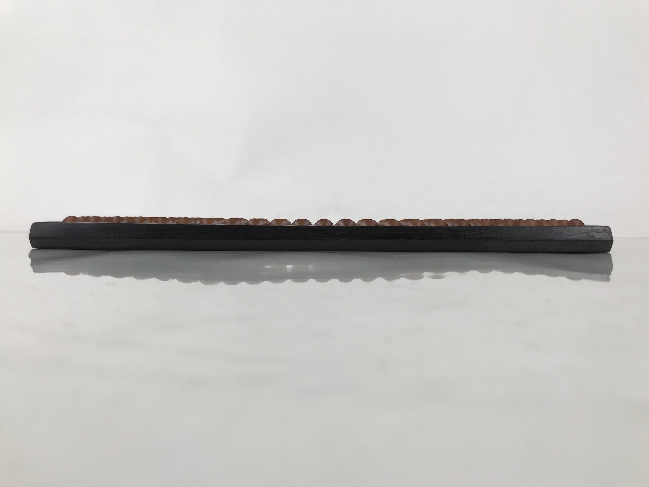 Japanese Wooden Abacus Soroban Math Calculating Tool Vtg 1/4 Beads 23 Rows ST73