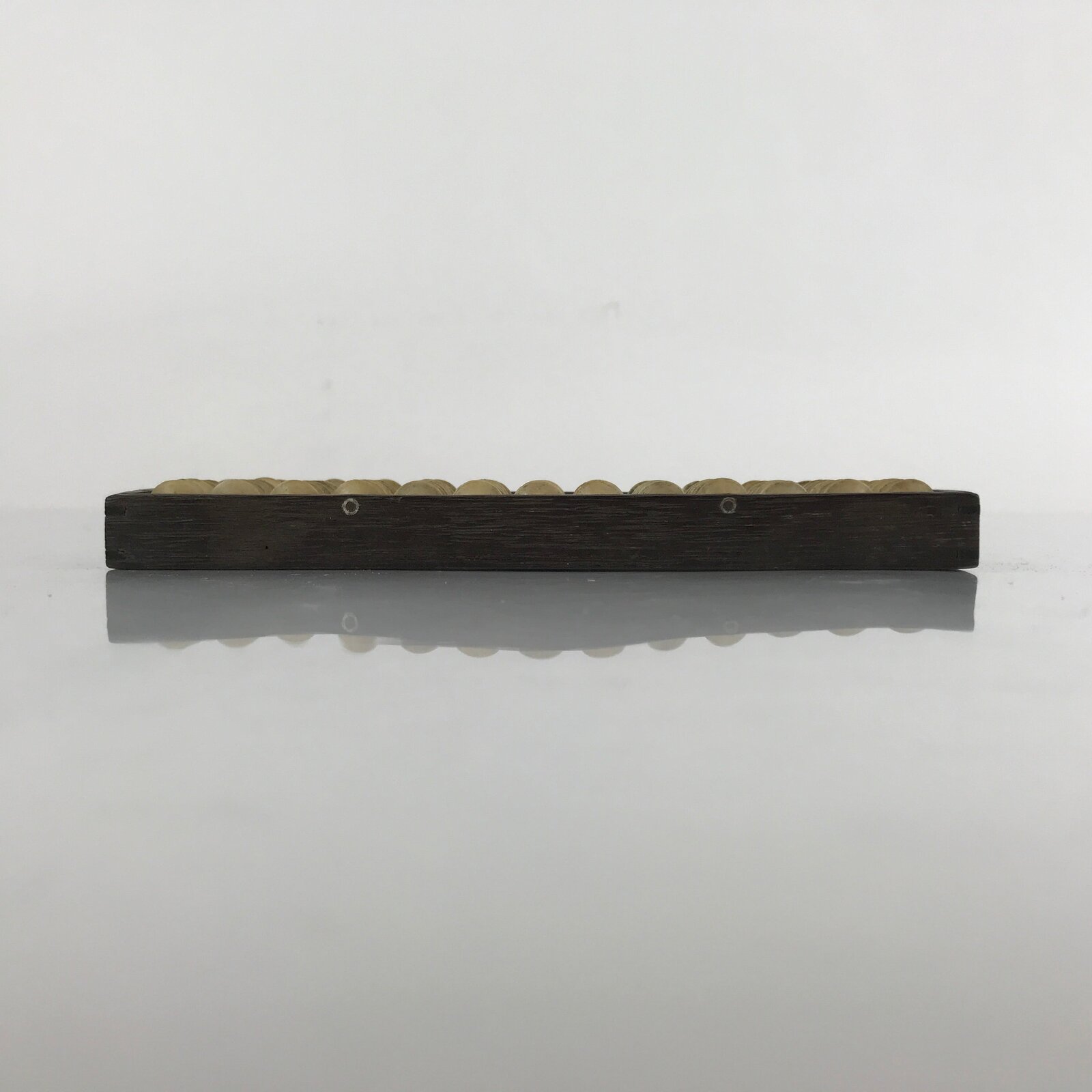 Japanese Wooden Abacus Soroban Math Calculating Tool Vtg 1/5 Beads 13 Rows ST54