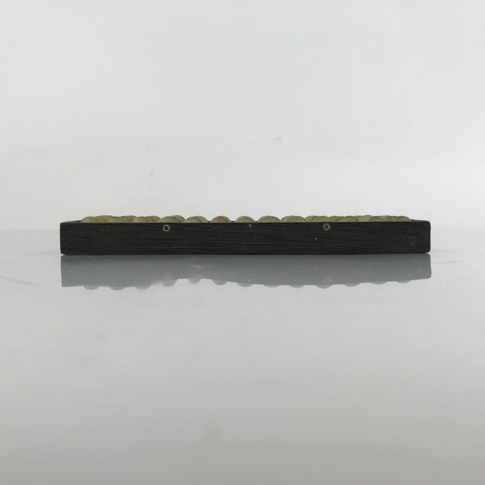 Japanese Wooden Abacus Soroban Math Calculating Tool Vtg 1/5 Beads 13 Rows ST54