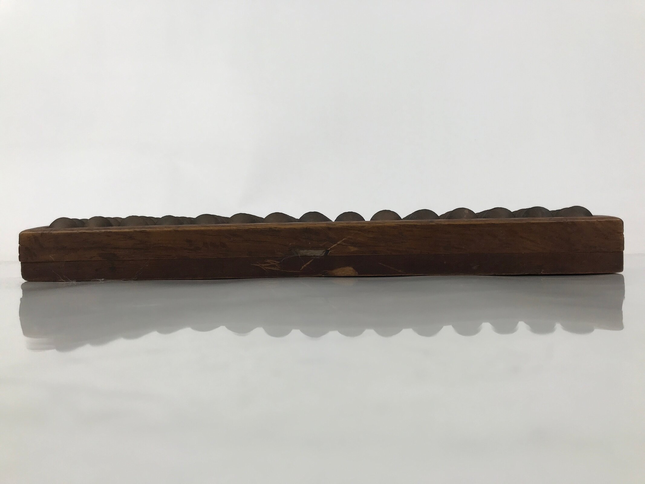 Japanese Wooden Abacus Soroban Math Calculating Tool Vtg 1/5 Beads 15 Rows ST67