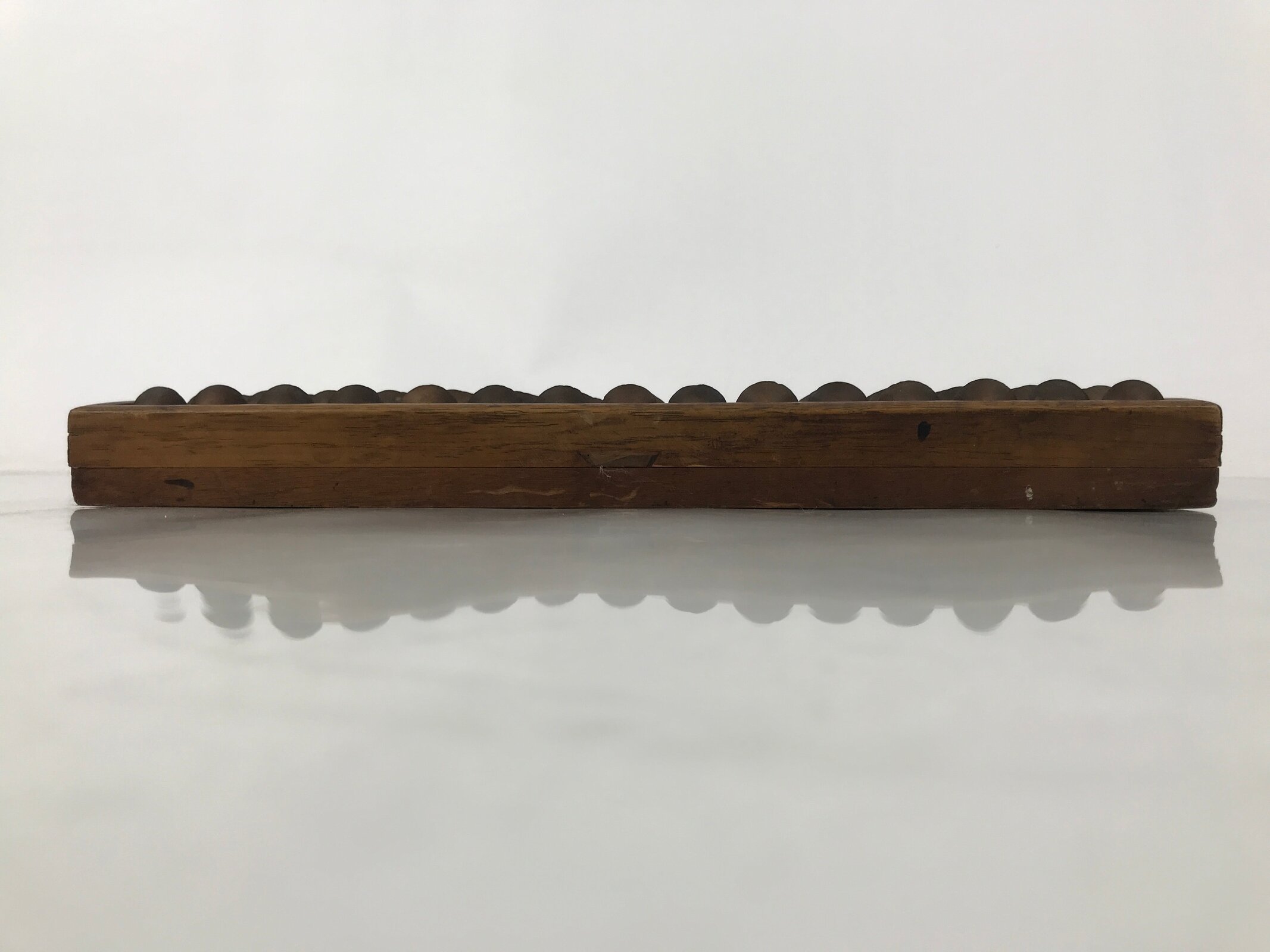 Japanese Wooden Abacus Soroban Math Calculating Tool Vtg 1/5 Beads 15 Rows ST67