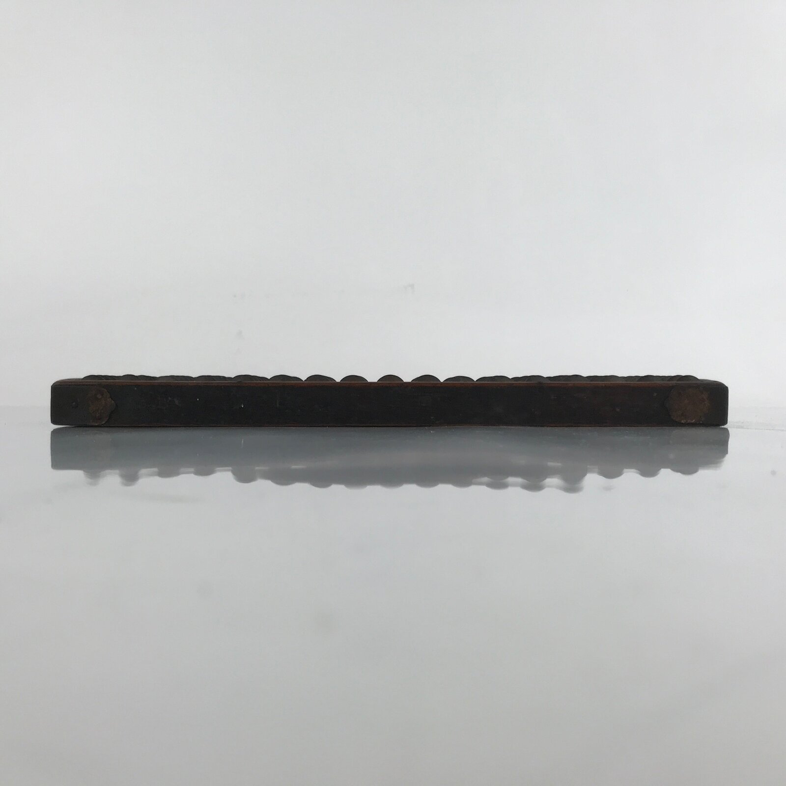 Japanese Wooden Abacus Soroban Math Calculating Tool Vtg 1/5 Beads 17 Rows ST58