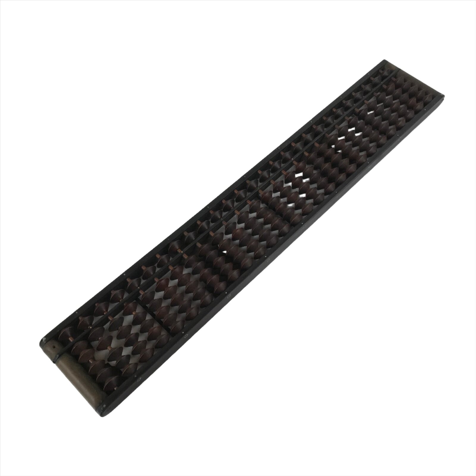 Japanese Wooden Abacus Soroban Math Calculating Tool Vtg 1/5 Beads 27 Rows ST57