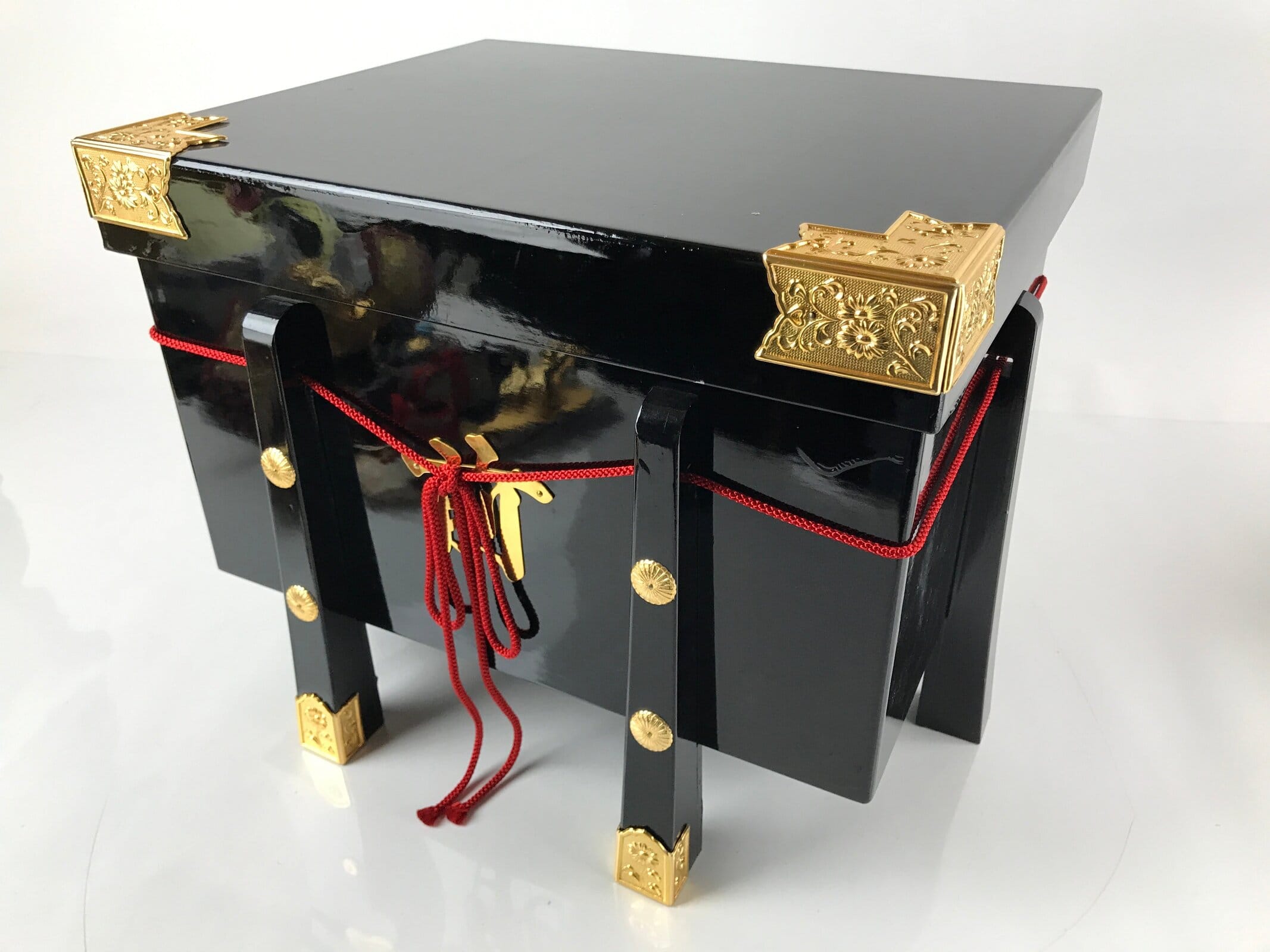 Japanese Wooden Boxed Samurai Miniature Armor Yoroi Set Vtg Boys' Festival ID557