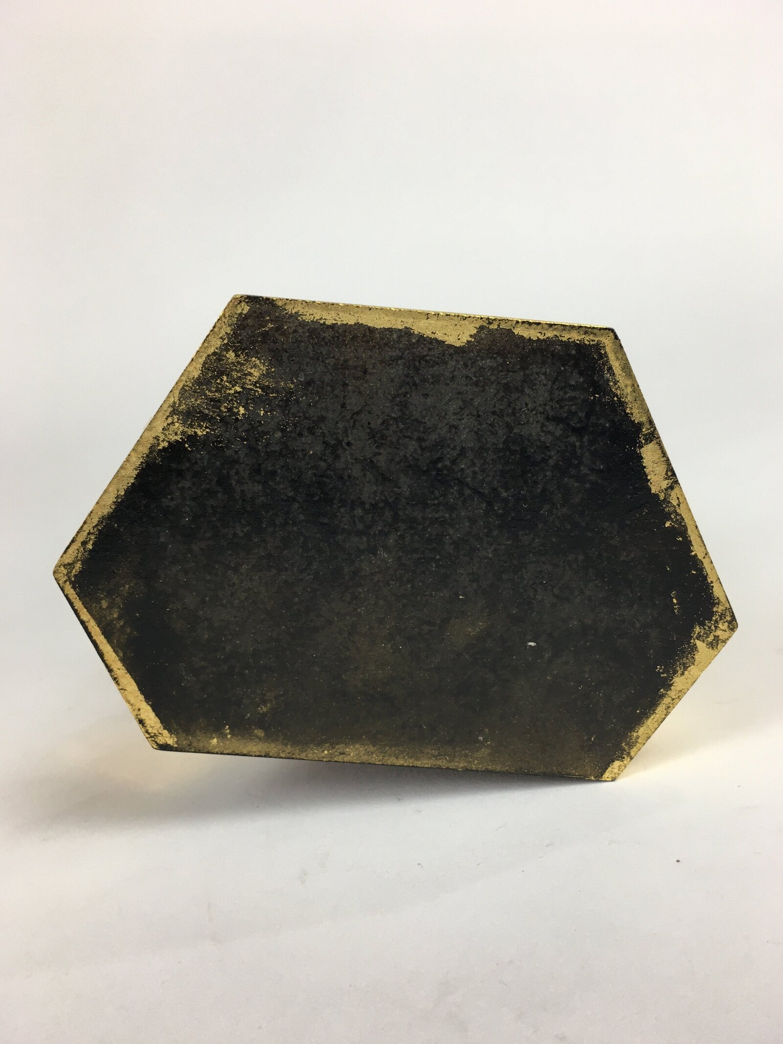 Japanese Wooden Buddhist Altar Statue Vtg Nyorai Shaka Amida Gold Lacquer BD639