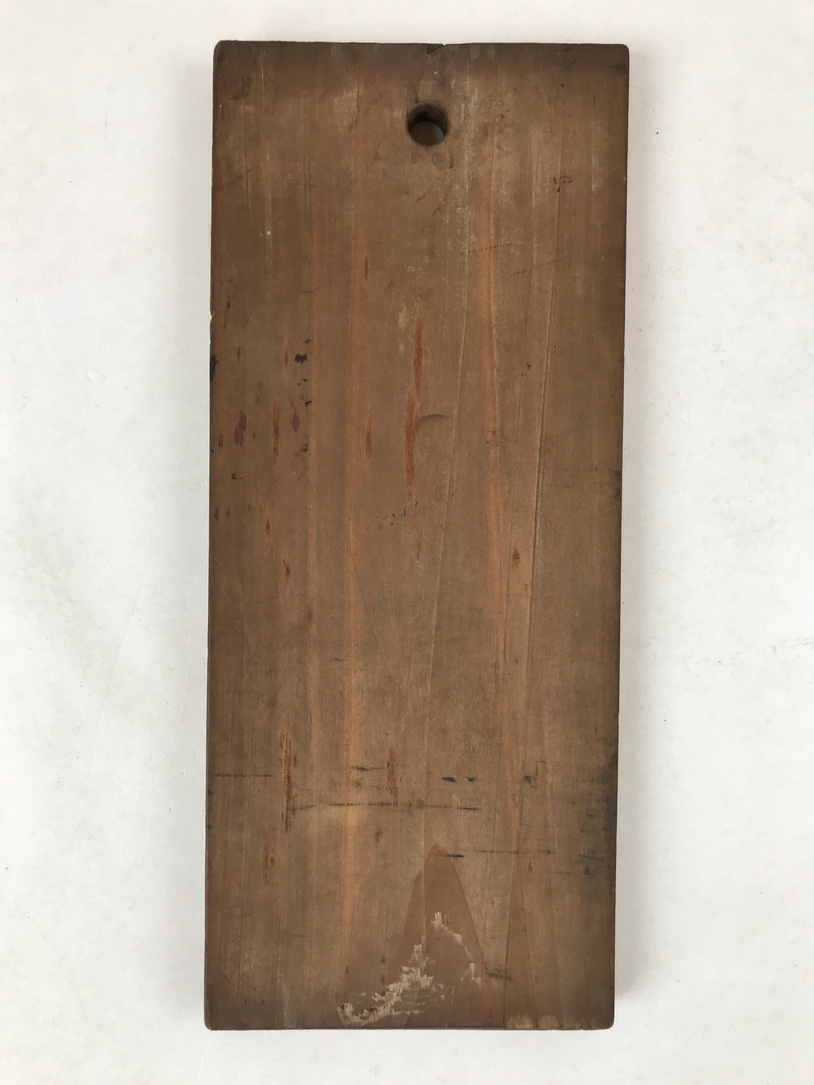 Japanese Wooden Business Signboard Tablet Closed Today Vtg Kanji Brown JK650