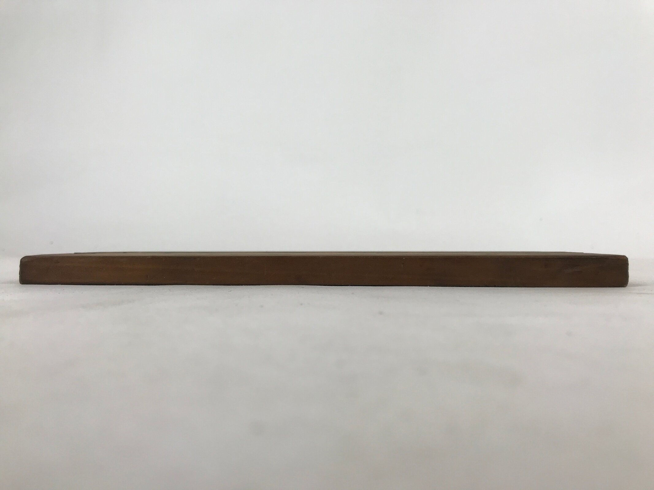 Japanese Wooden Business Signboard Tablet Closed Today Vtg Kanji Brown JK650