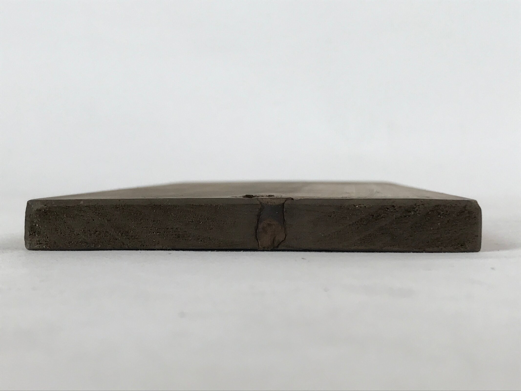 Japanese Wooden Business Signboard Tablet Closed Today Vtg Kanji Brown JK650