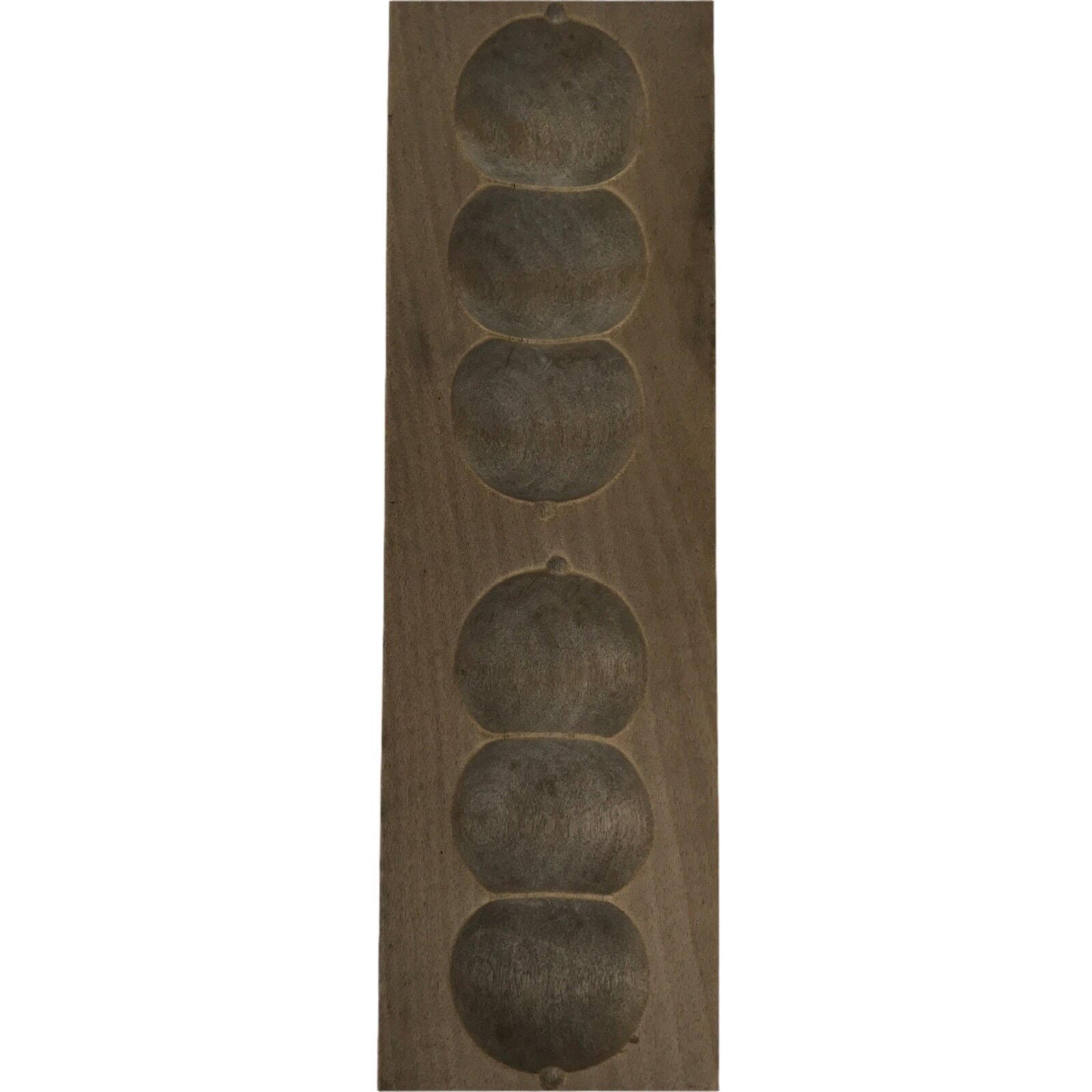 Japanese Wooden Carved Kashigata Cake Mold Vtg Sweet Wagashi Mochi Dango Kg715