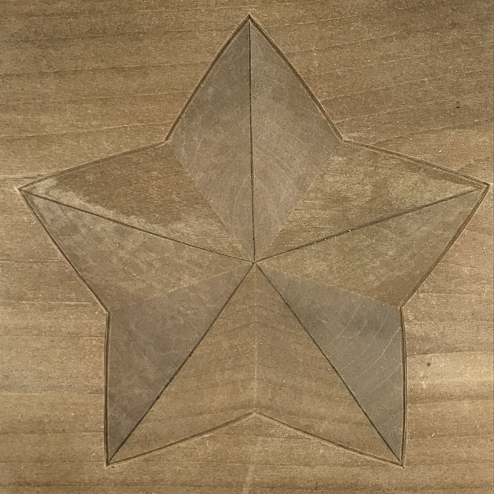 Japanese Wooden Carved Kashigata Cake Mold Vtg Sweet Wagashi Star Kg462