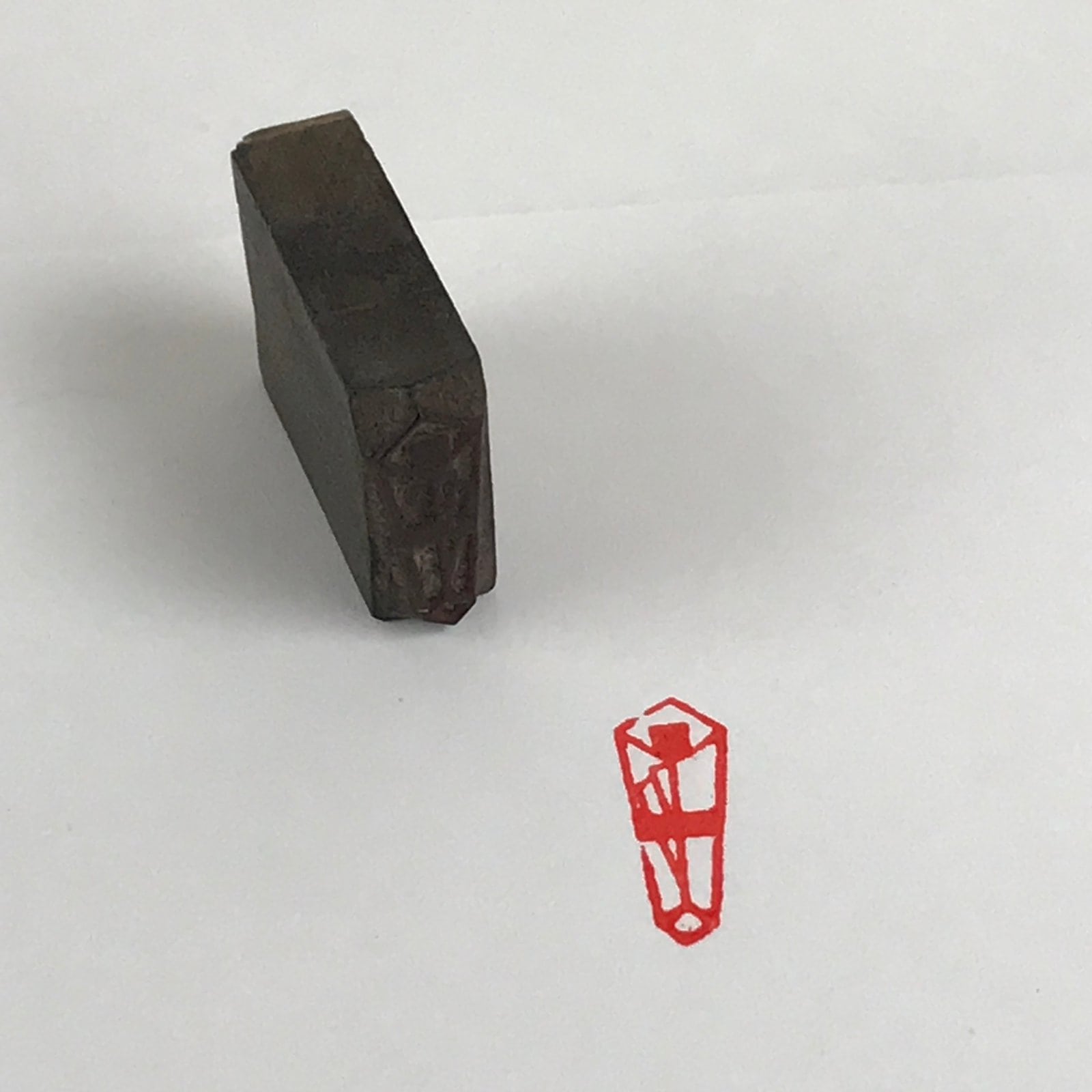 Japanese Wooden Carved Stamp Hanko Inkan Seal Noshi Mark Office Supplies HS96