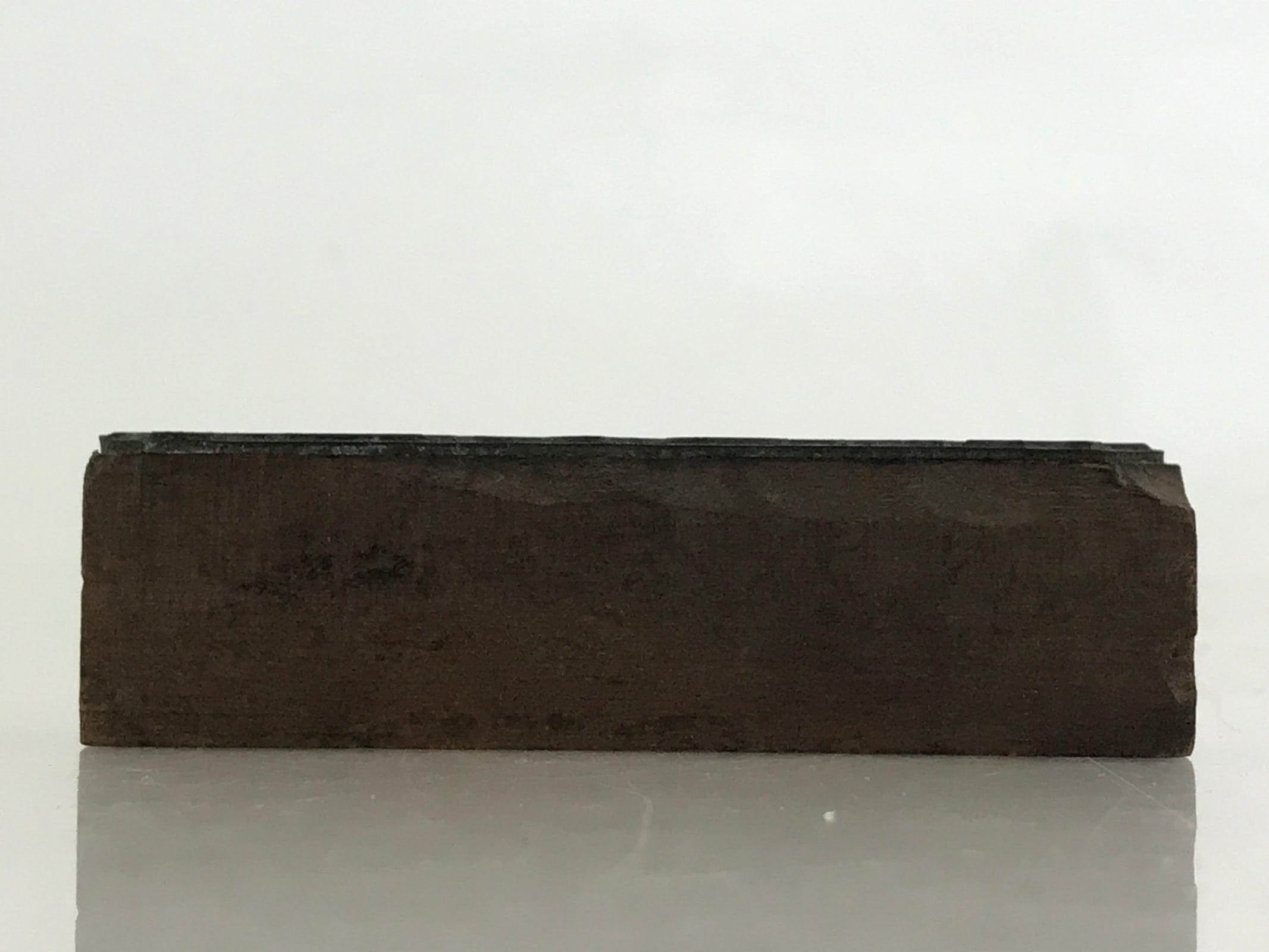 Japanese Wooden Carving Stamp Hanko Inkan Vtg Kanji Caracter Metal HS164