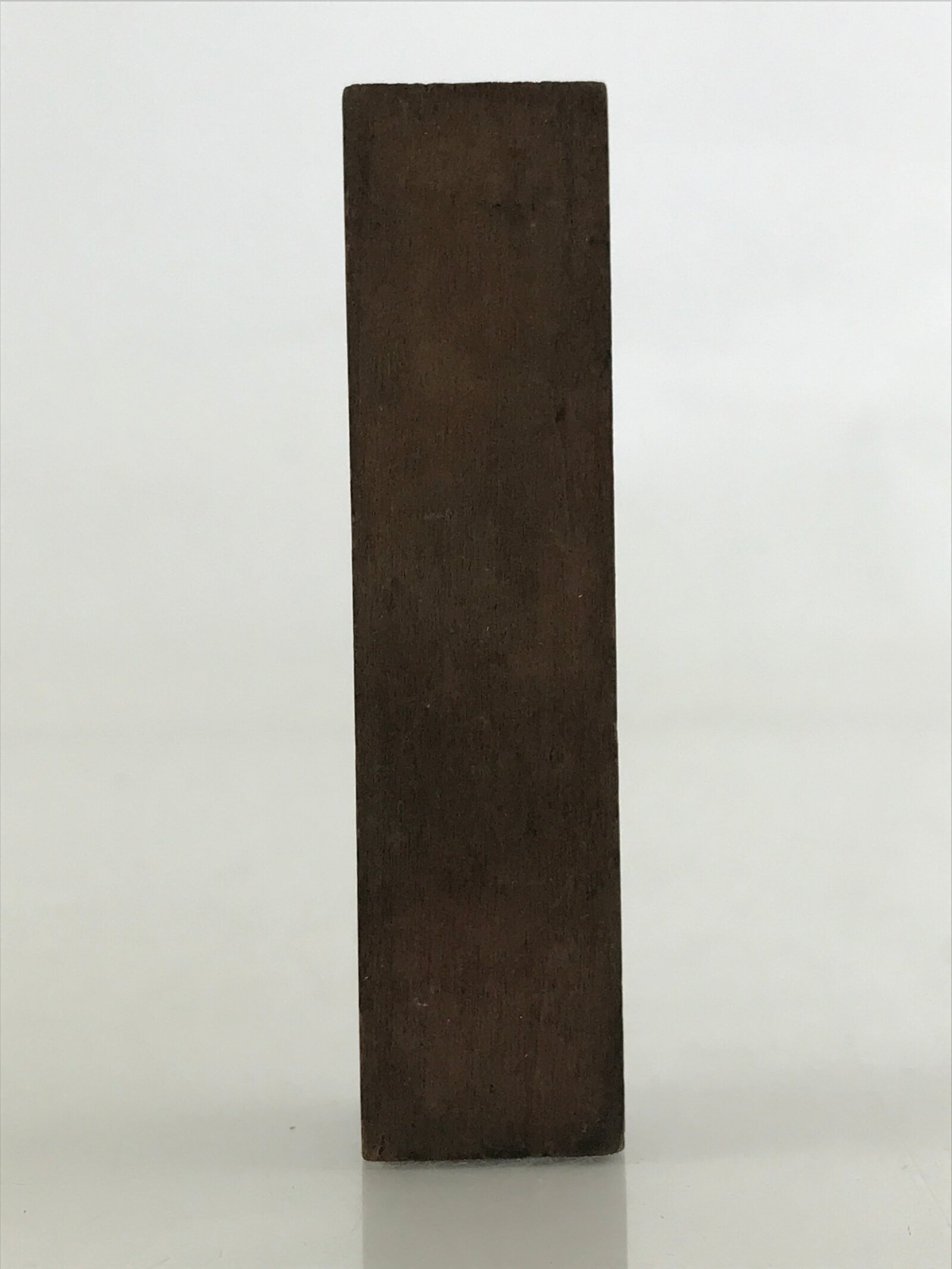 Japanese Wooden Carving Stamp Hanko Inkan Vtg Kanji Caracter Metal HS164