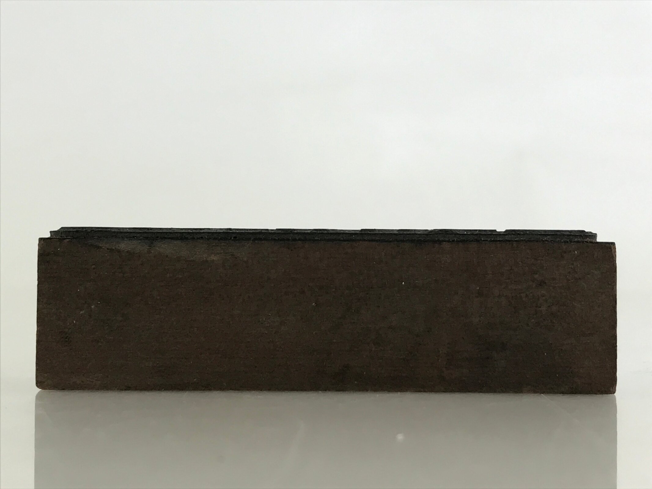 Japanese Wooden Carving Stamp Hanko Inkan Vtg Kanji Caracter Metal HS164