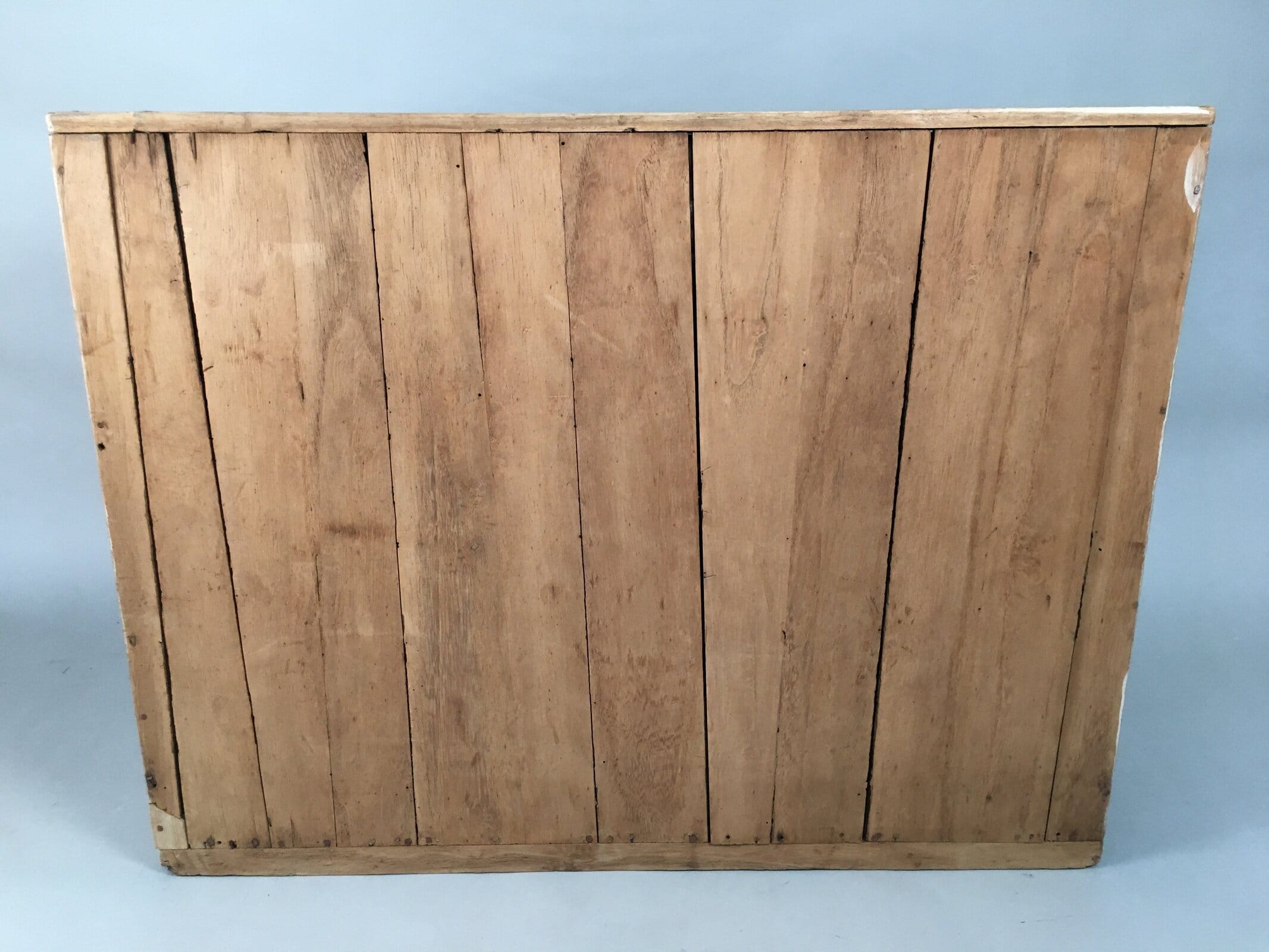 Japanese Wooden Chest Vtg Tansu 6 Drawer Sliding Door Brown T225