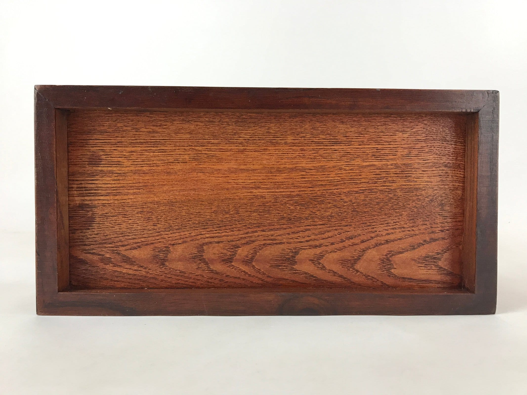 Japanese Wooden Display Shelf Vtg Shoji Style Tansu Chest Brown 1 Drawer T356