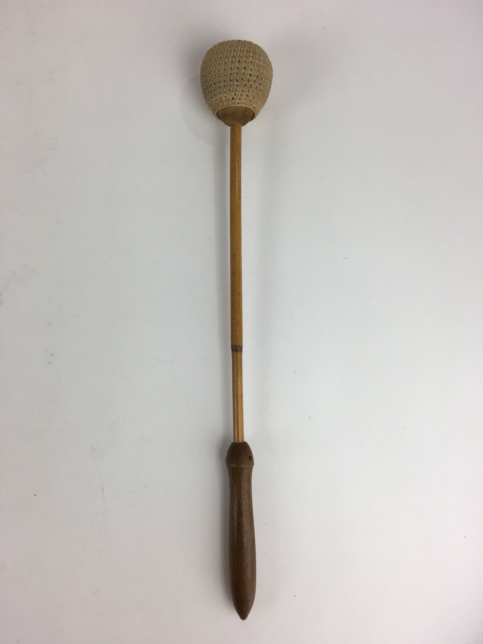 Japanese Wooden Drum Mokugyo Buddhist Altar Fitting Vtg Carving BU732