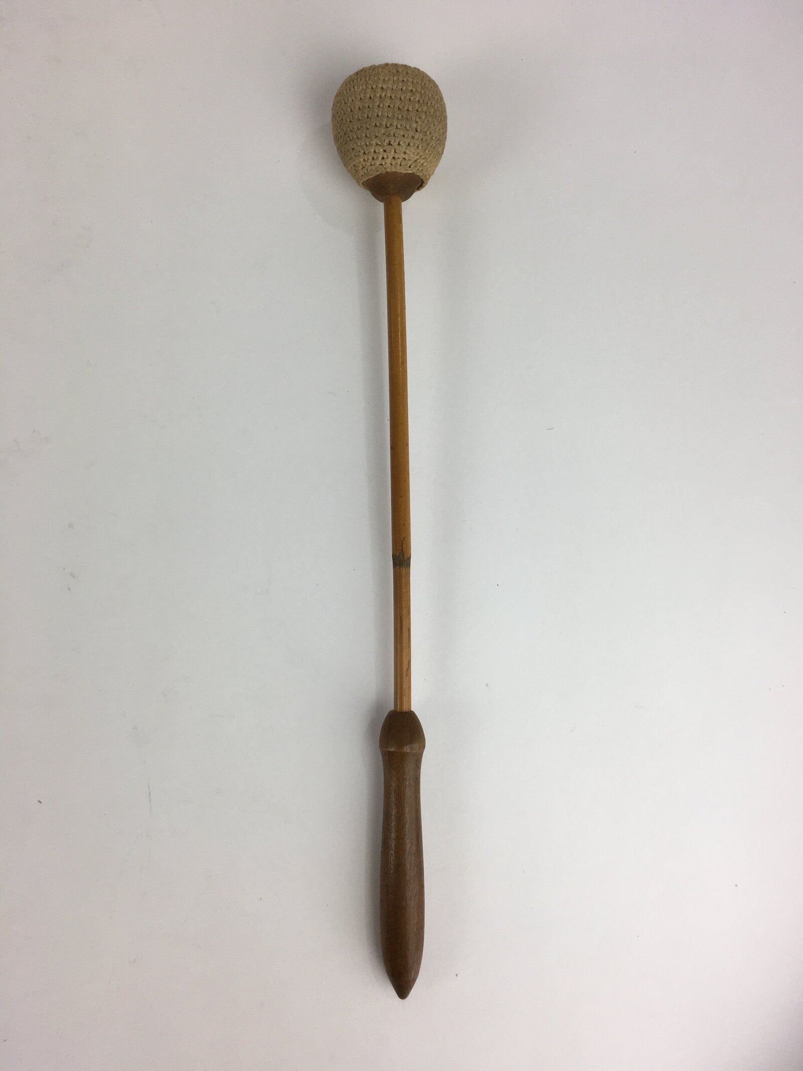 Japanese Wooden Drum Mokugyo Buddhist Altar Fitting Vtg Carving BU732