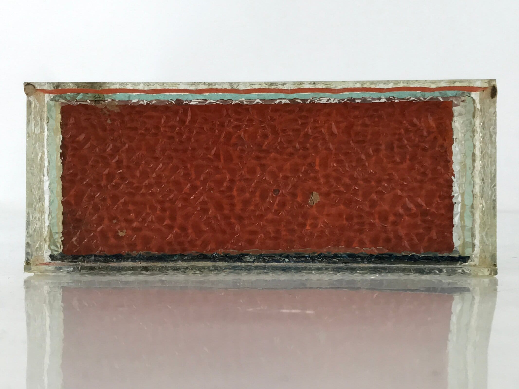 Japanese Wooden Figurine Ise Meotoiwa Souvenir Sunrise Glass Case Display ST19