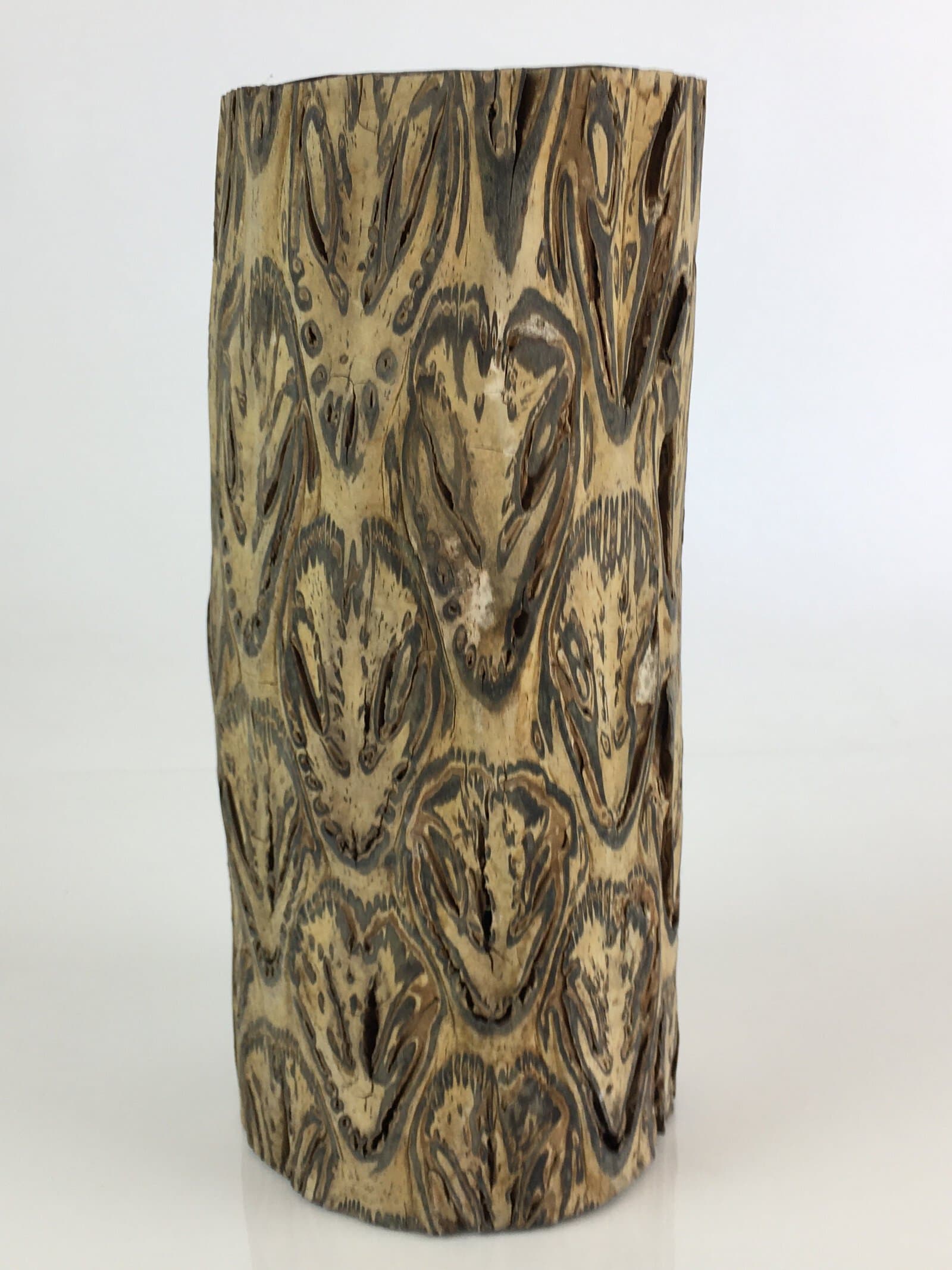 Japanese Wooden Flower Vase Kabin Vtg Flower Arrangement Ikebana FV999