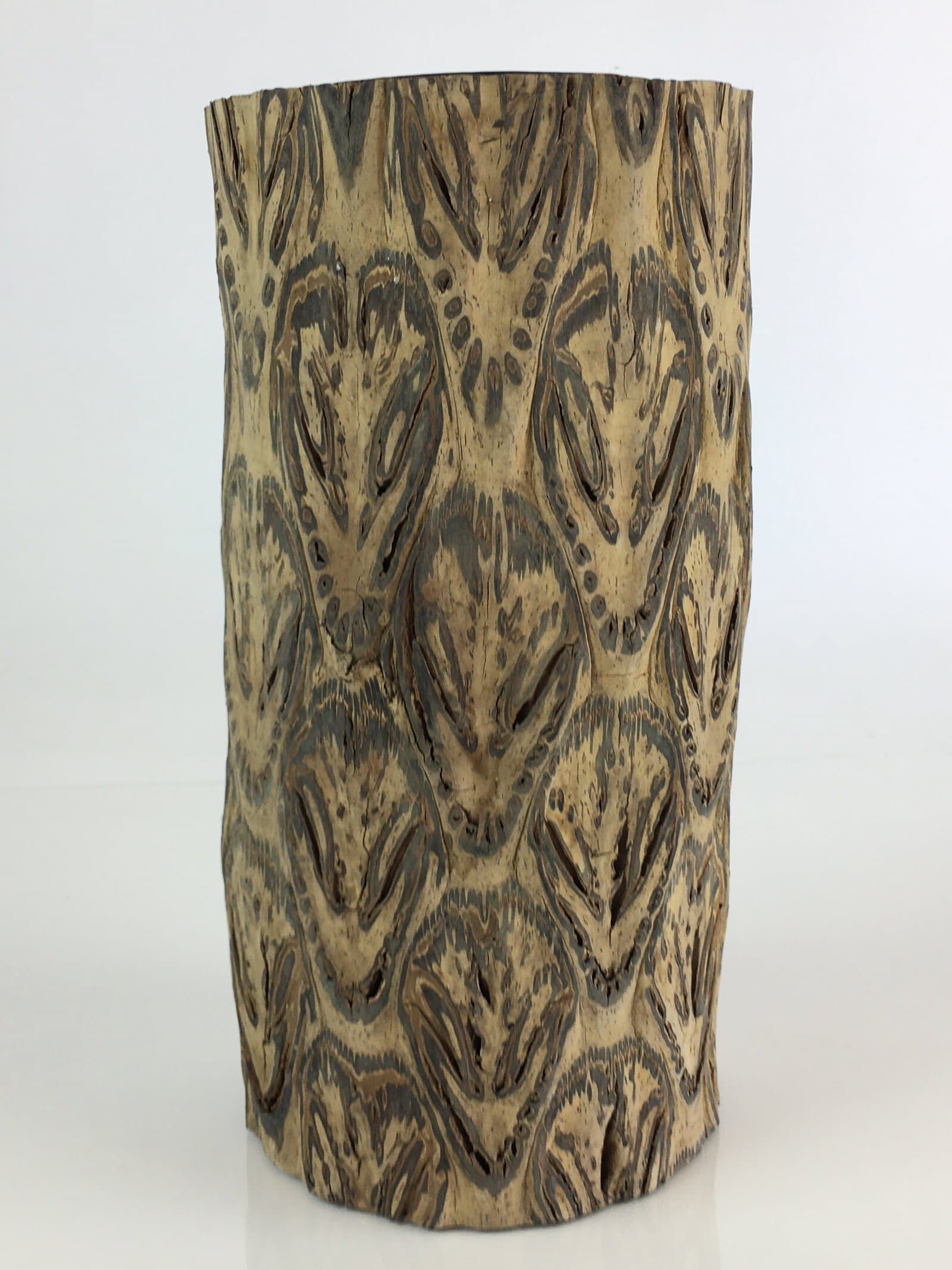 Japanese Wooden Flower Vase Kabin Vtg Flower Arrangement Ikebana FV999