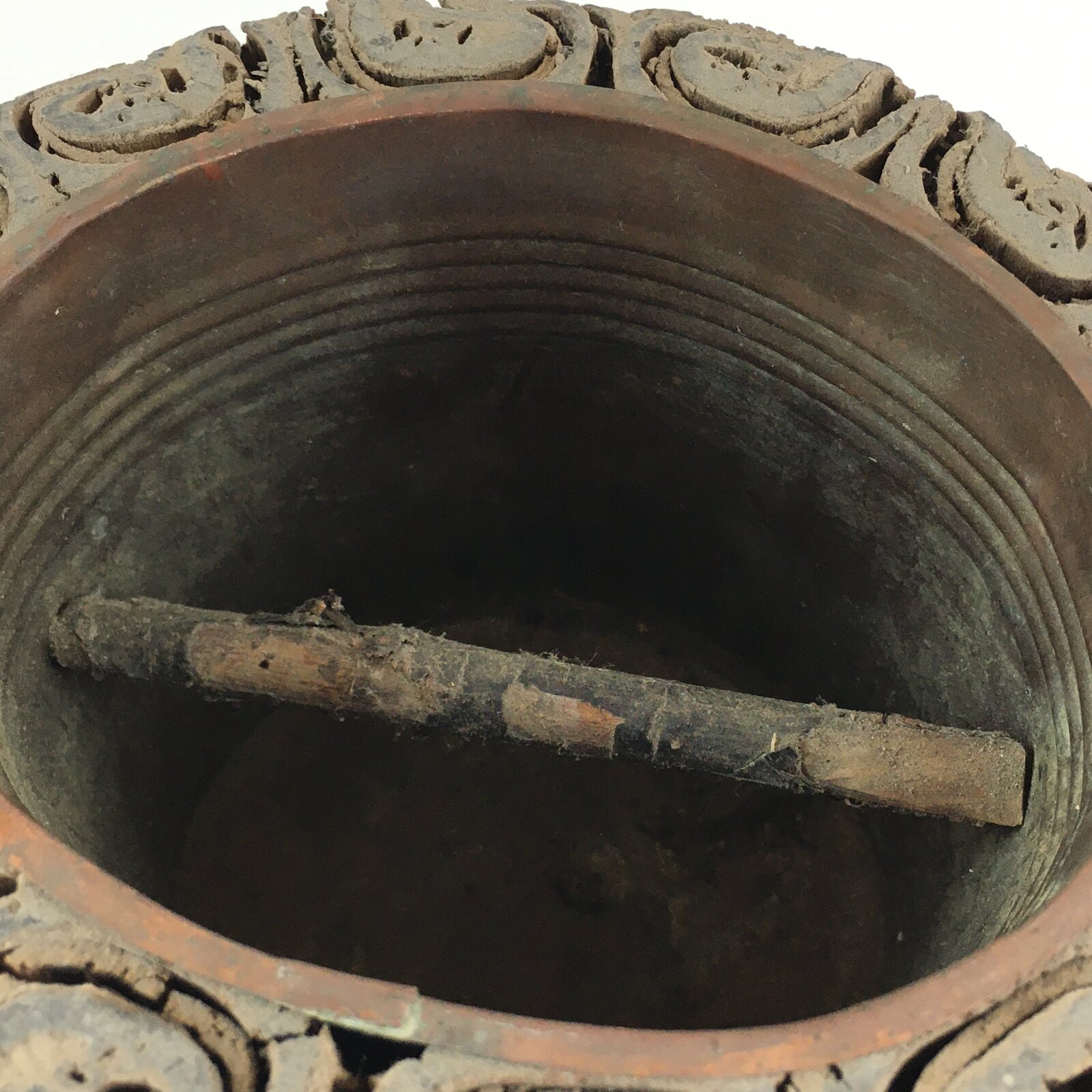 Japanese Wooden Flower Vase Kabin Vtg Flower Arrangement Ikebana FV999