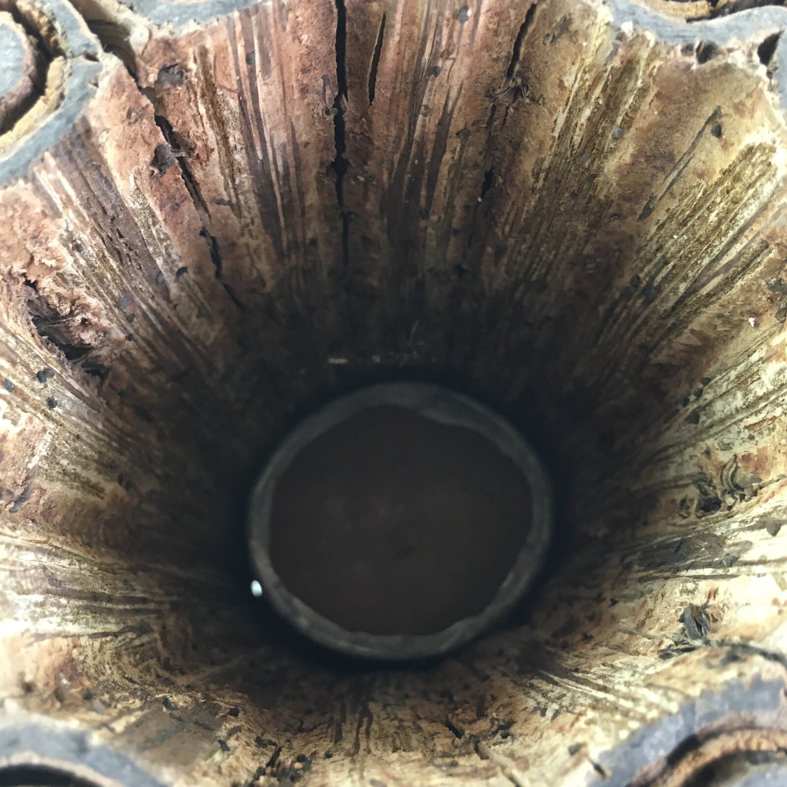 Japanese Wooden Flower Vase Kabin Vtg Flower Arrangement Ikebana FV999