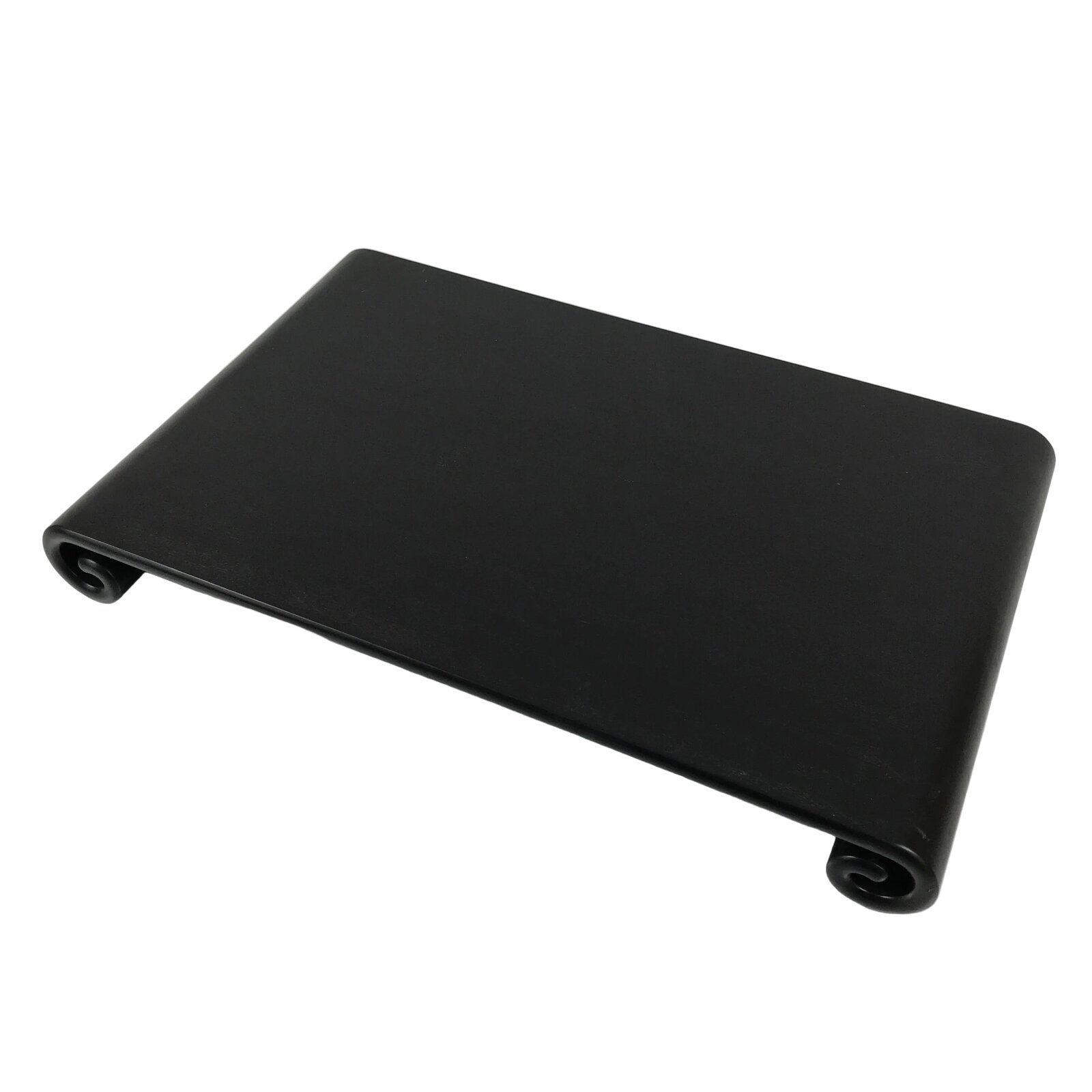 Japanese Wooden Flower Vase Stand Vtg Black Kadai Board Ikebana Bonsai WT575