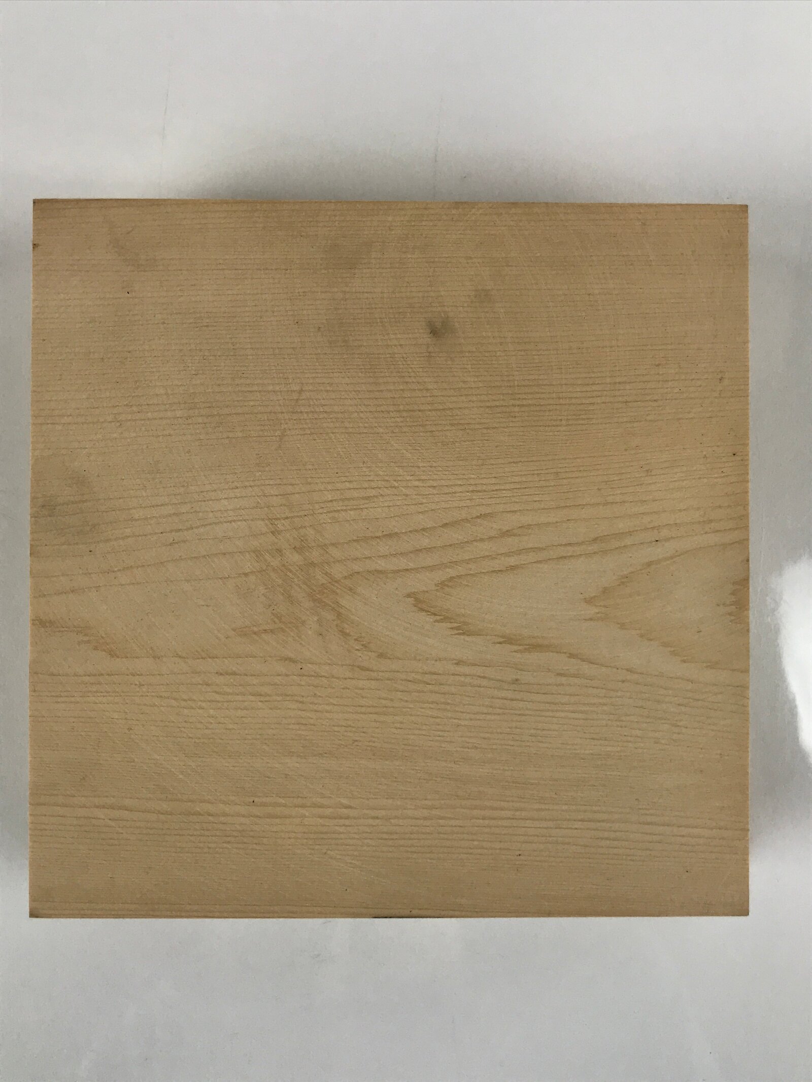 Japanese Wooden Flower Vase Stand Vtg Carved Display Kadai Board Ikebana WT509