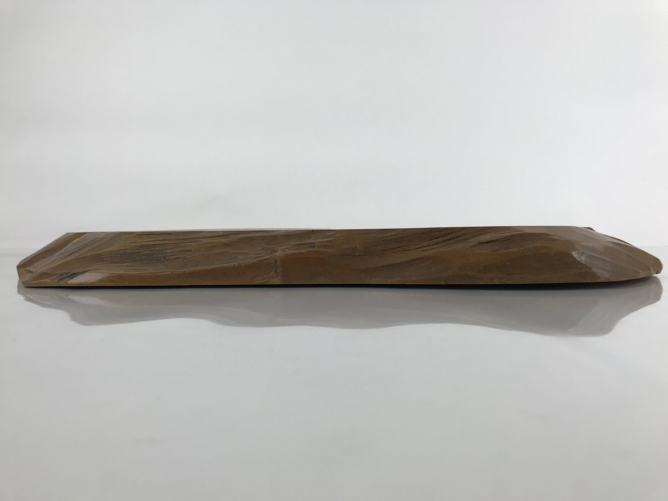 Japanese Wooden Flower Vase Stand Vtg Unique Kadai Board Ikebana Bonsai WT505