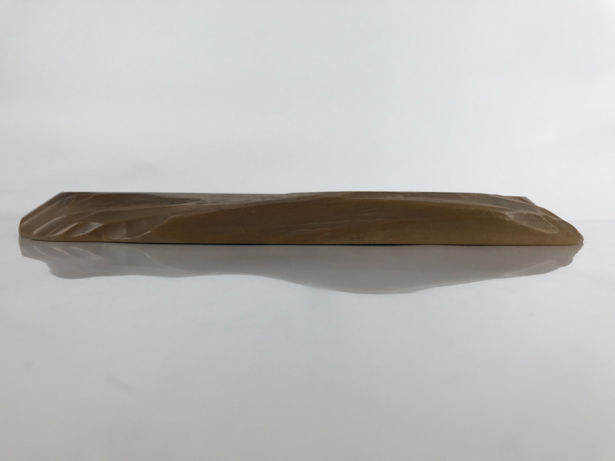 Japanese Wooden Flower Vase Stand Vtg Unique Kadai Board Ikebana Bonsai WT505