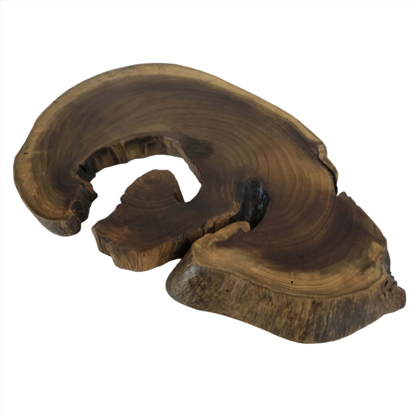 Japanese Wooden Flower Vase Stand Vtg Unique Kadai Board Ikebana Bonsai WT523