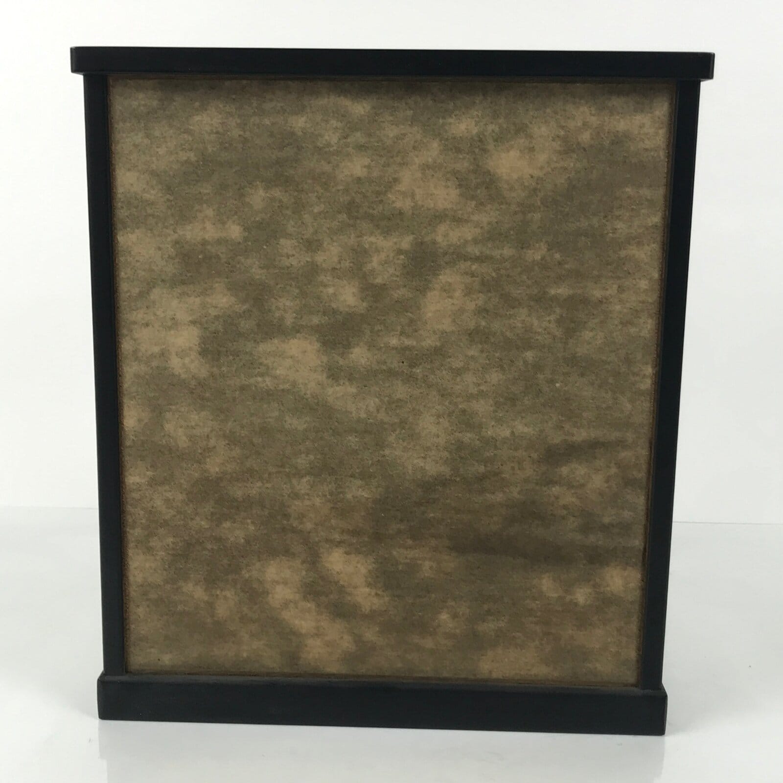 Japanese Wooden Frame Glass Display Case Vtg Hina Doll Figurine Statue ID659