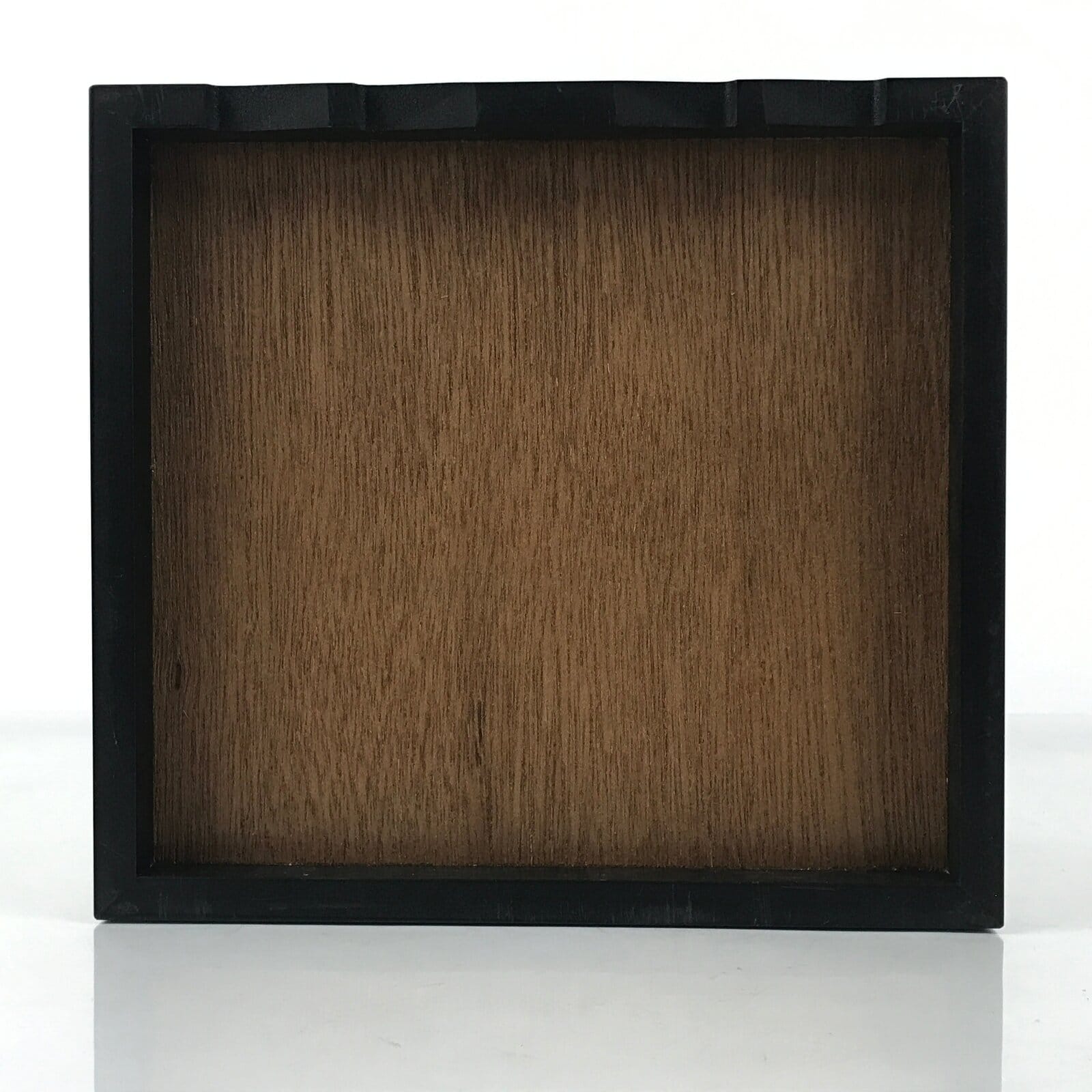 Japanese Wooden Frame Glass Display Case Vtg Hina Doll Figurine Statue ID659