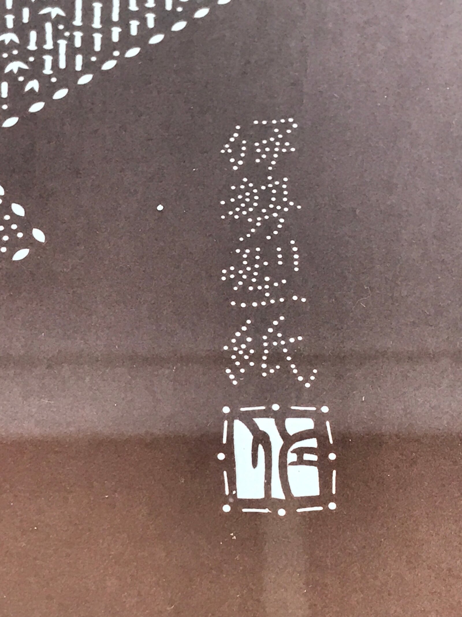 Japanese Wooden Framed Ise Katagami Vtg Kimono Stencil Shochikubai Fans FR7