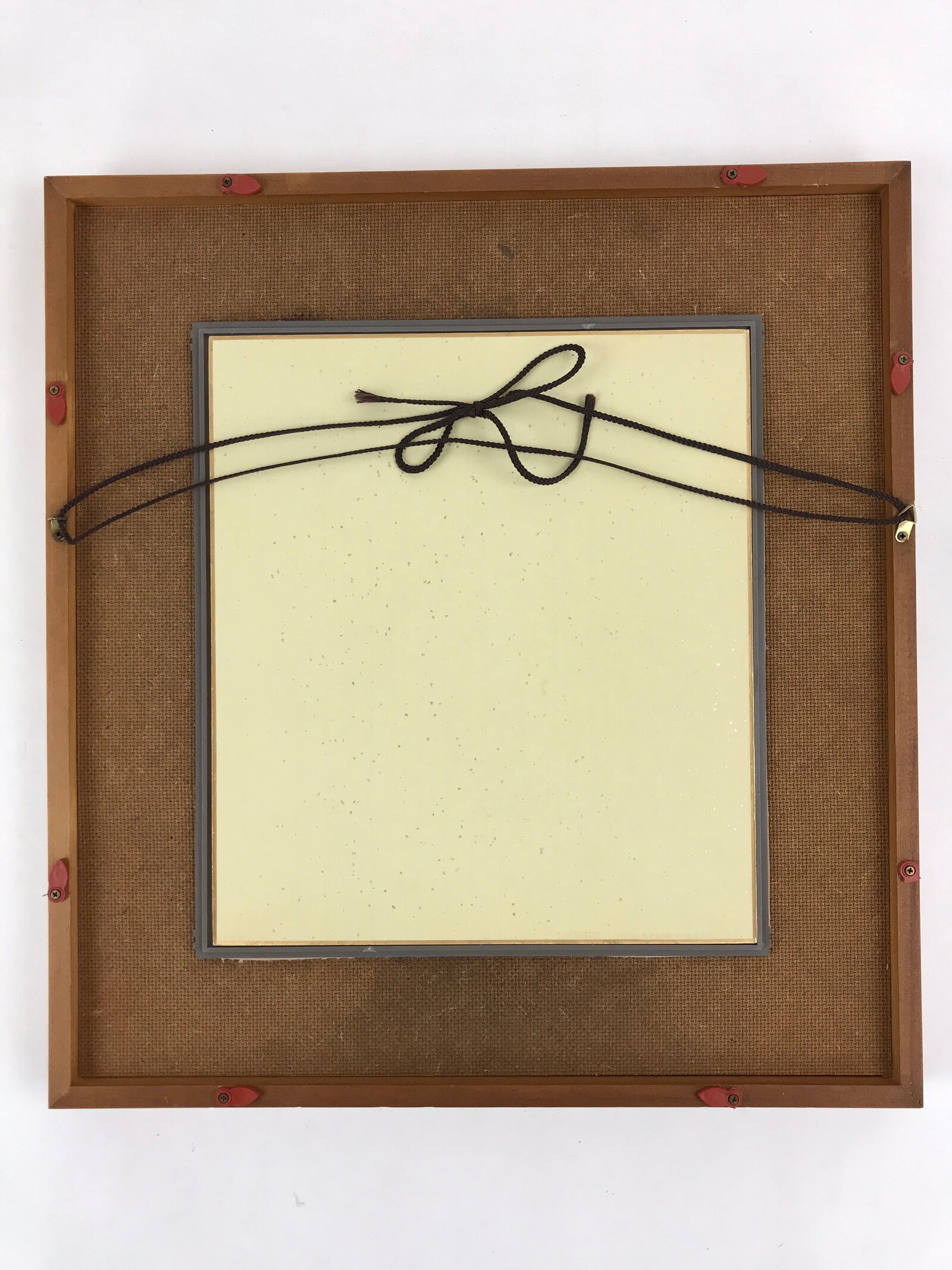 Japanese Wooden Framed Ise Katagami Vtg Kimono Stencil Shochikubai Fans FR7