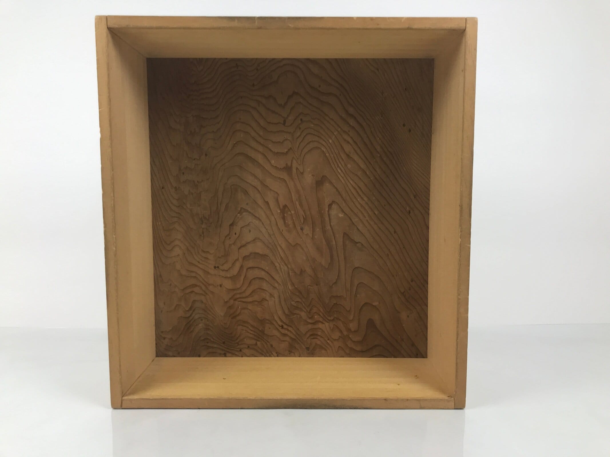 Japanese Wooden Go Board Vtg Igo Game Table Goban Leg Heso 19X19 Grid GB106