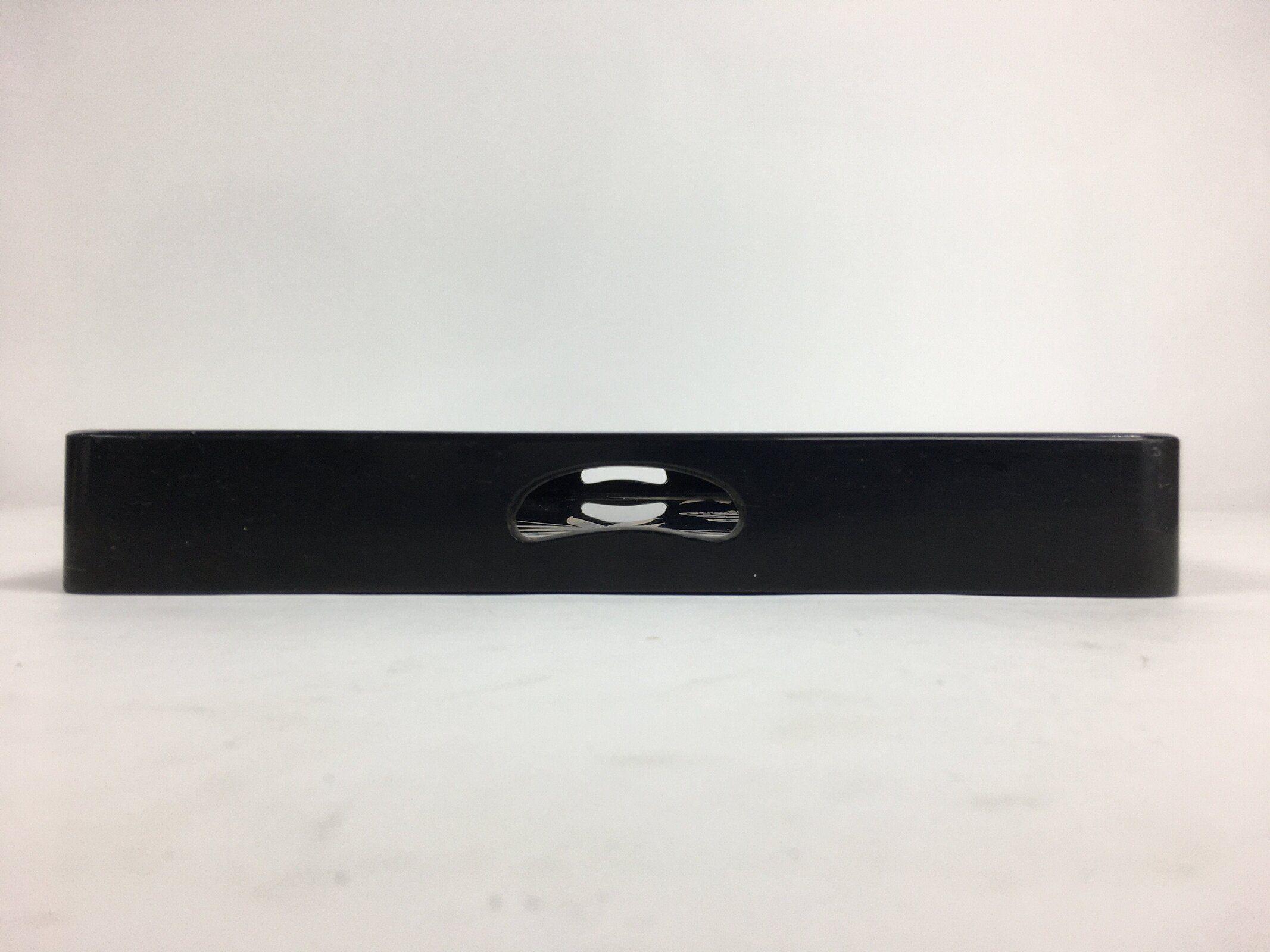 Japanese Wooden Handmade Lacquered Tray Obon Vtg Nurimono Black UR531