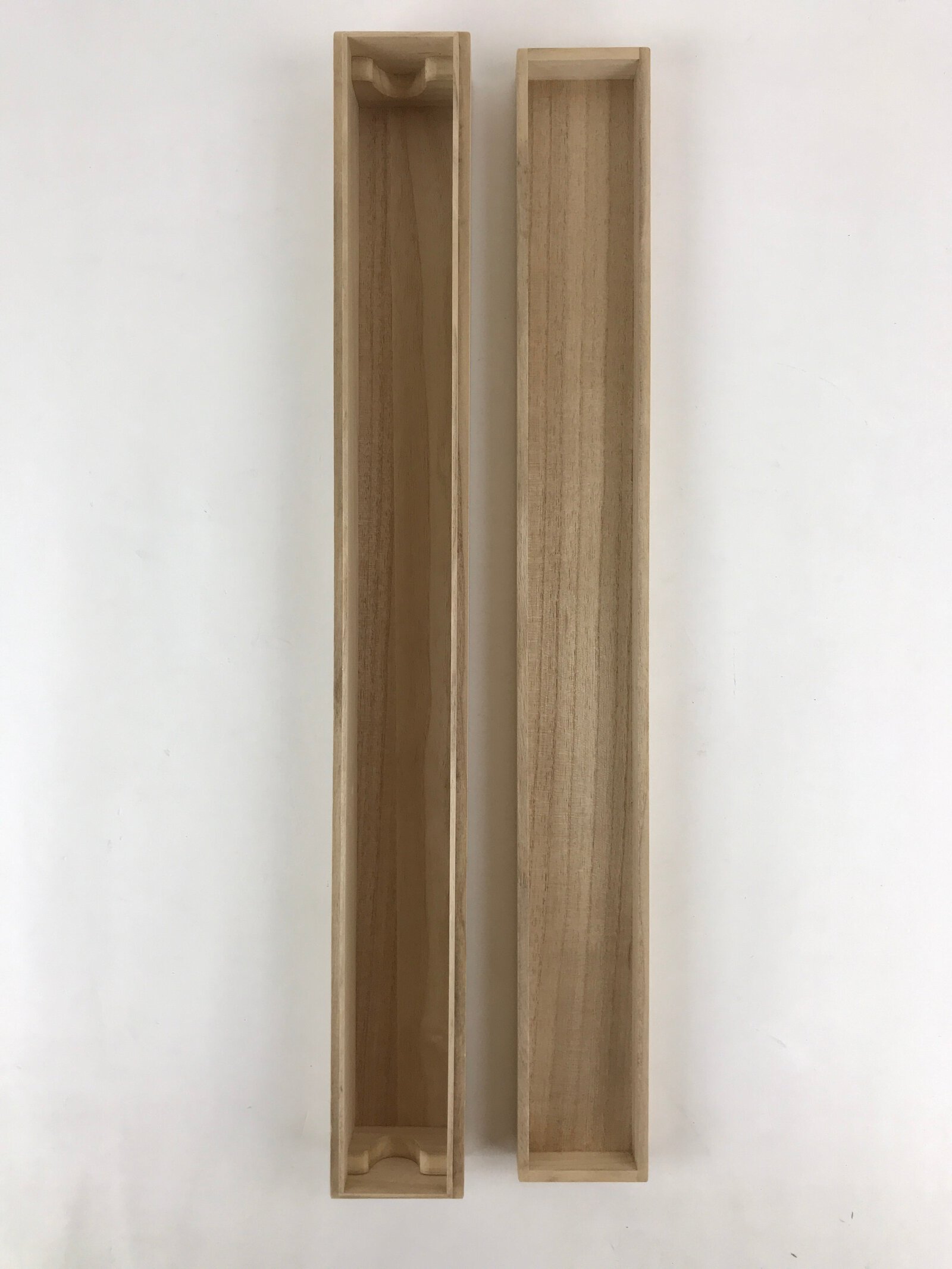 Japanese Wooden Hanging Scroll Box Kakejiku Hako Inside Length 66.5cm SB210