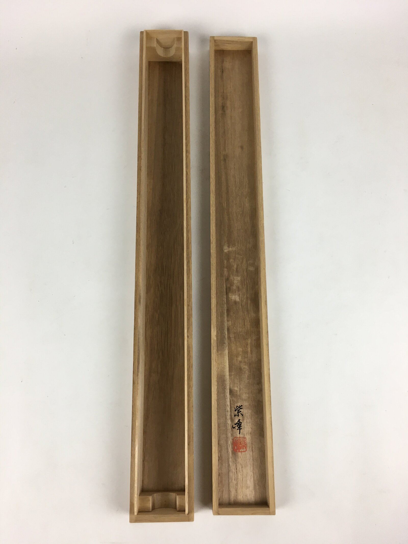 Japanese Wooden Hanging Scroll Box Kakejiku Hako Inside Length 69.6cm SB206