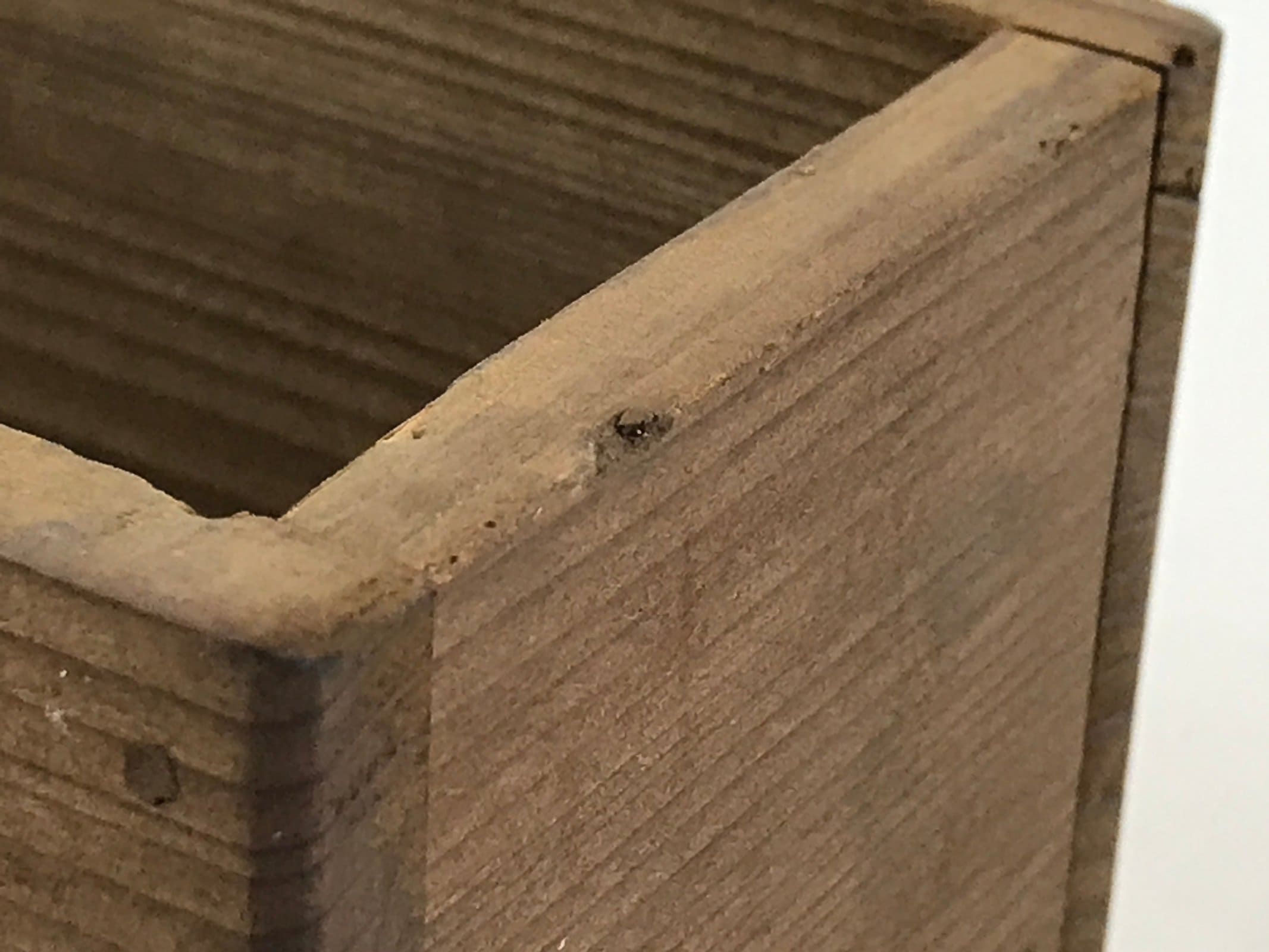 Japanese Wooden Hanging Scroll Box Vtg Kakejiku Hako Inside Length 32.1cm SB229