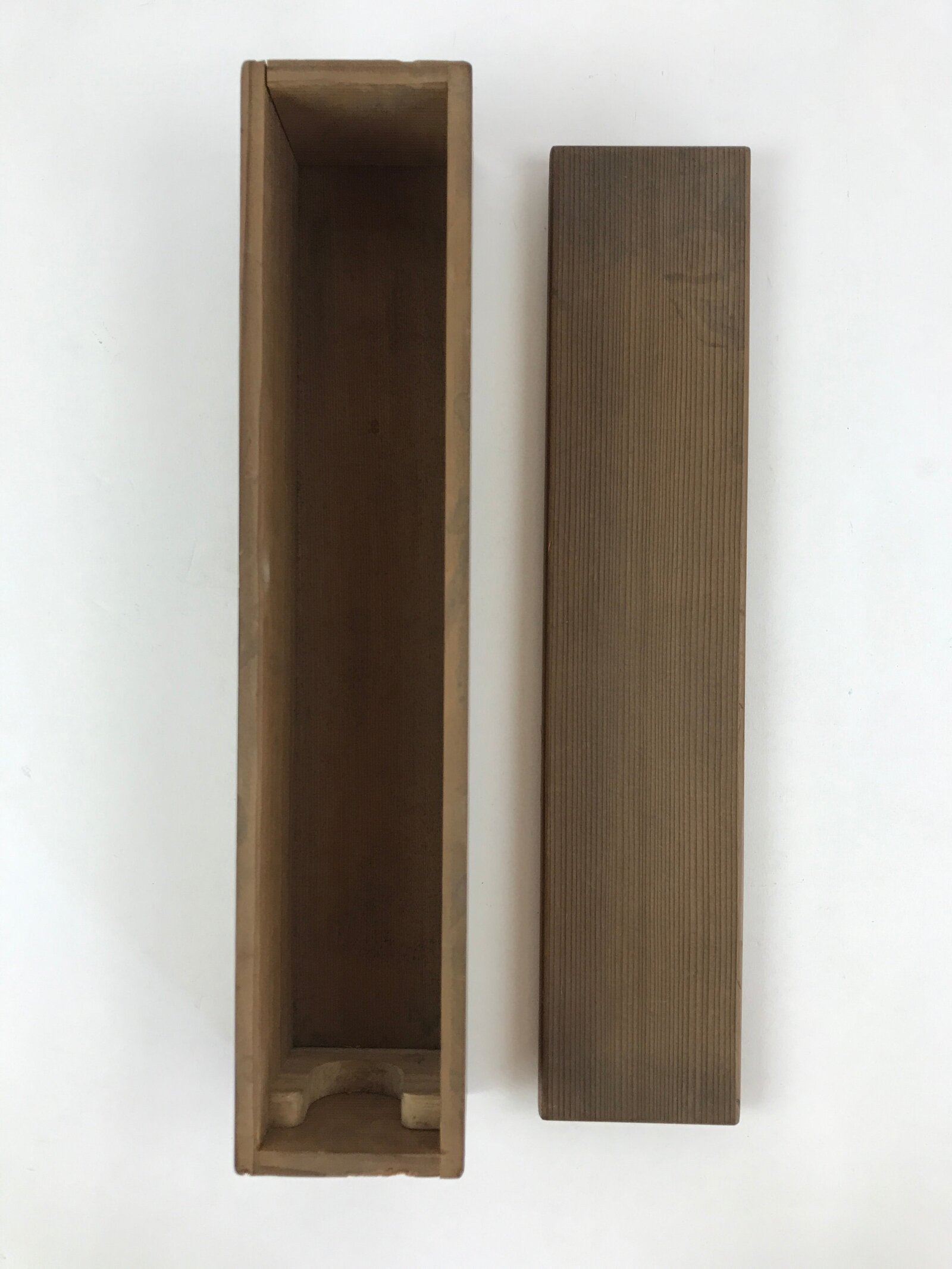 Japanese Wooden Hanging Scroll Box Vtg Kakejiku Hako Inside Length 32.1cm SB229