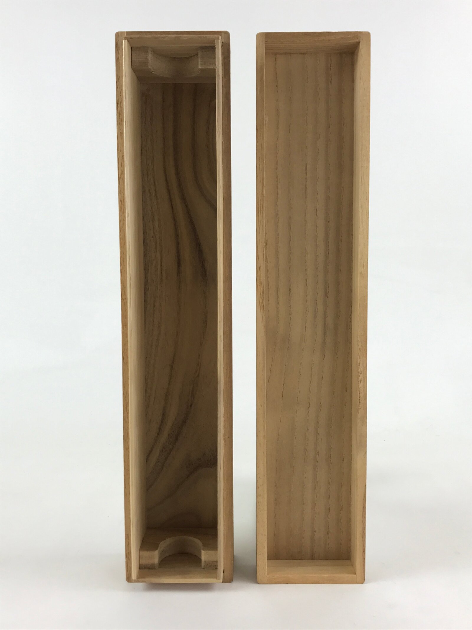 Japanese Wooden Hanging Scroll Box Vtg Kakejiku Hako Inside Length 35cm SB218