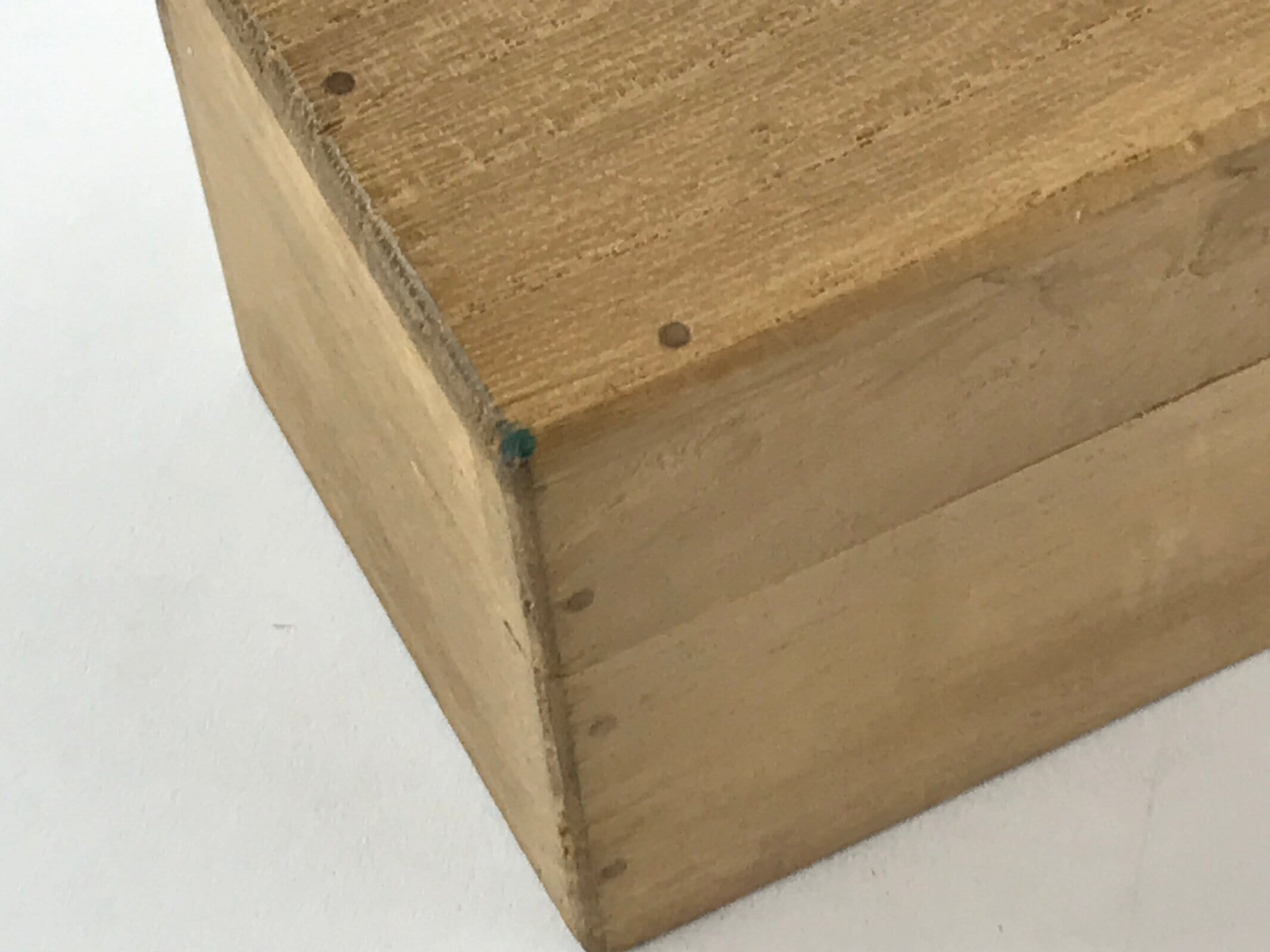 Japanese Wooden Hanging Scroll Box Vtg Kakejiku Hako Inside Length 35cm SB218