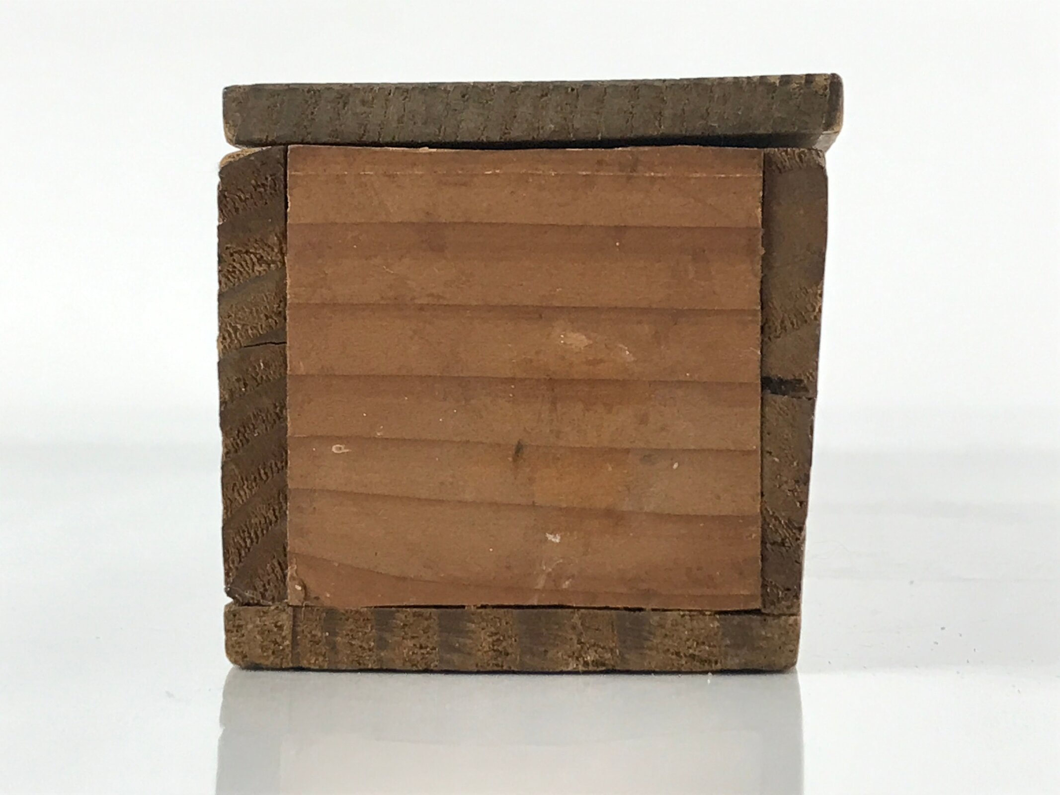 Japanese Wooden Hanging Scroll Box Vtg Kakejiku Hako Inside Length 40.5cm SB291