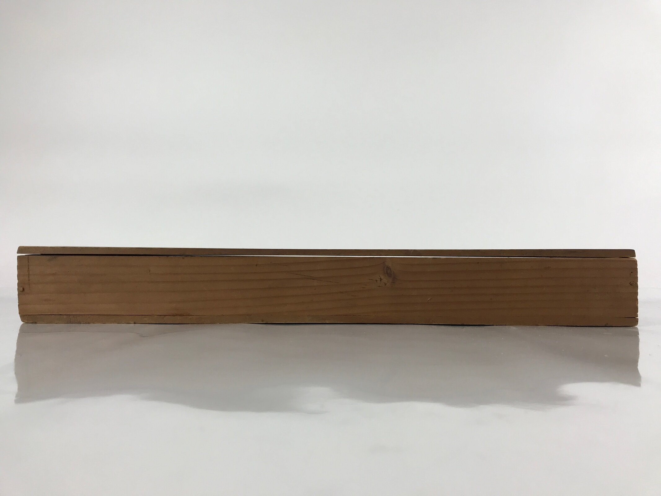 Japanese Wooden Hanging Scroll Box Vtg Kakejiku Hako Inside Length 40.5cm SB291