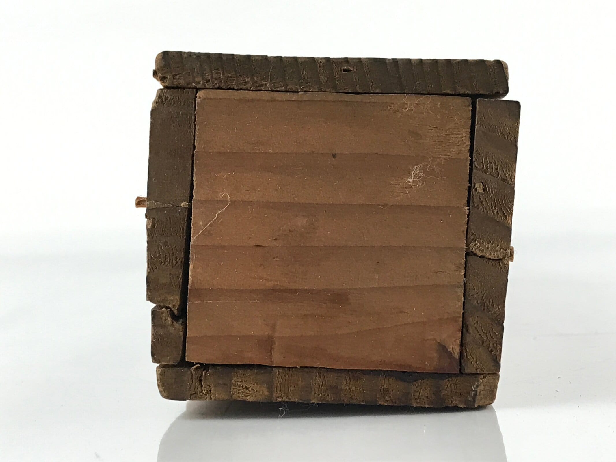 Japanese Wooden Hanging Scroll Box Vtg Kakejiku Hako Inside Length 40.5cm SB291