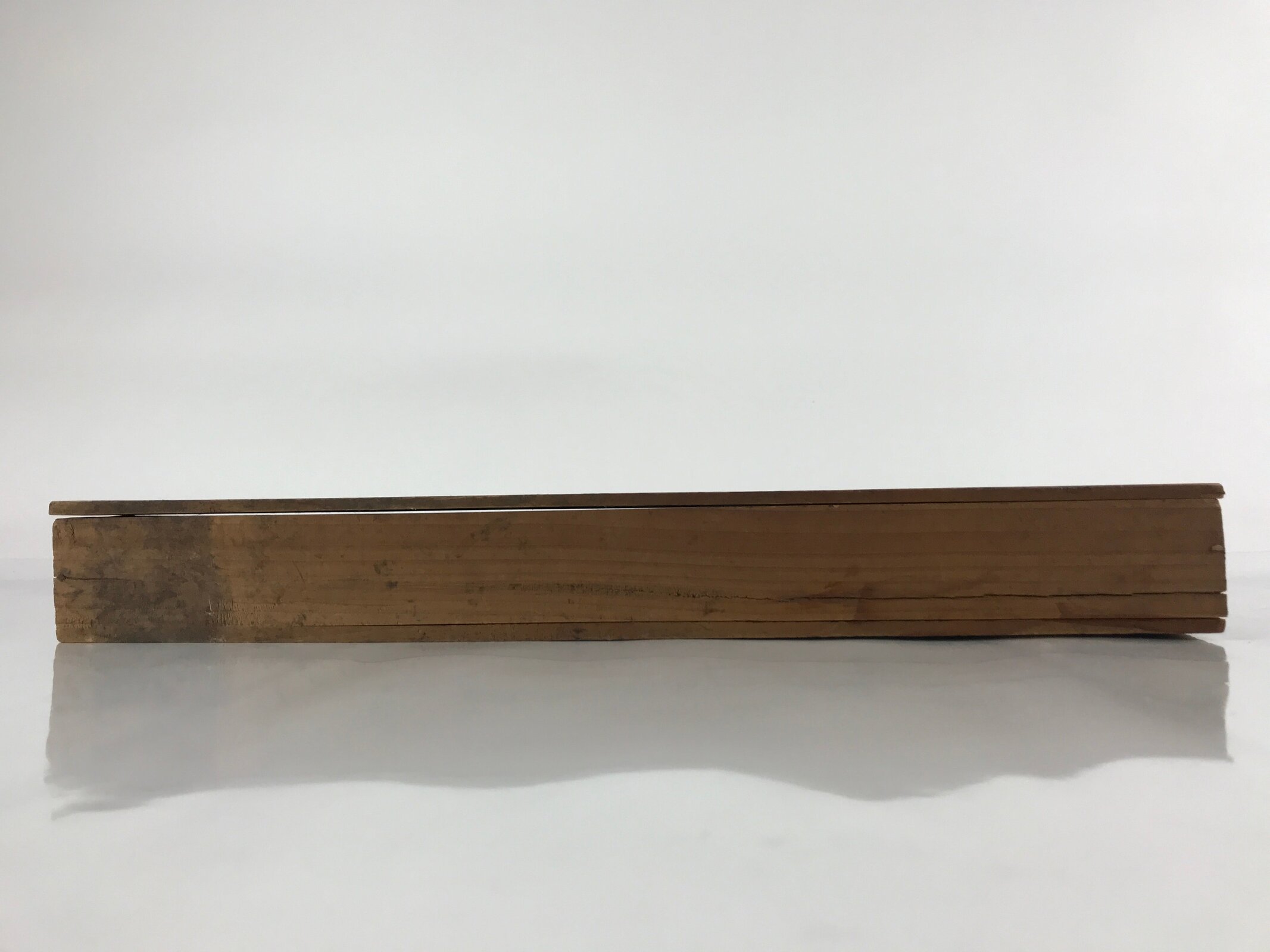 Japanese Wooden Hanging Scroll Box Vtg Kakejiku Hako Inside Length 40.5cm SB291